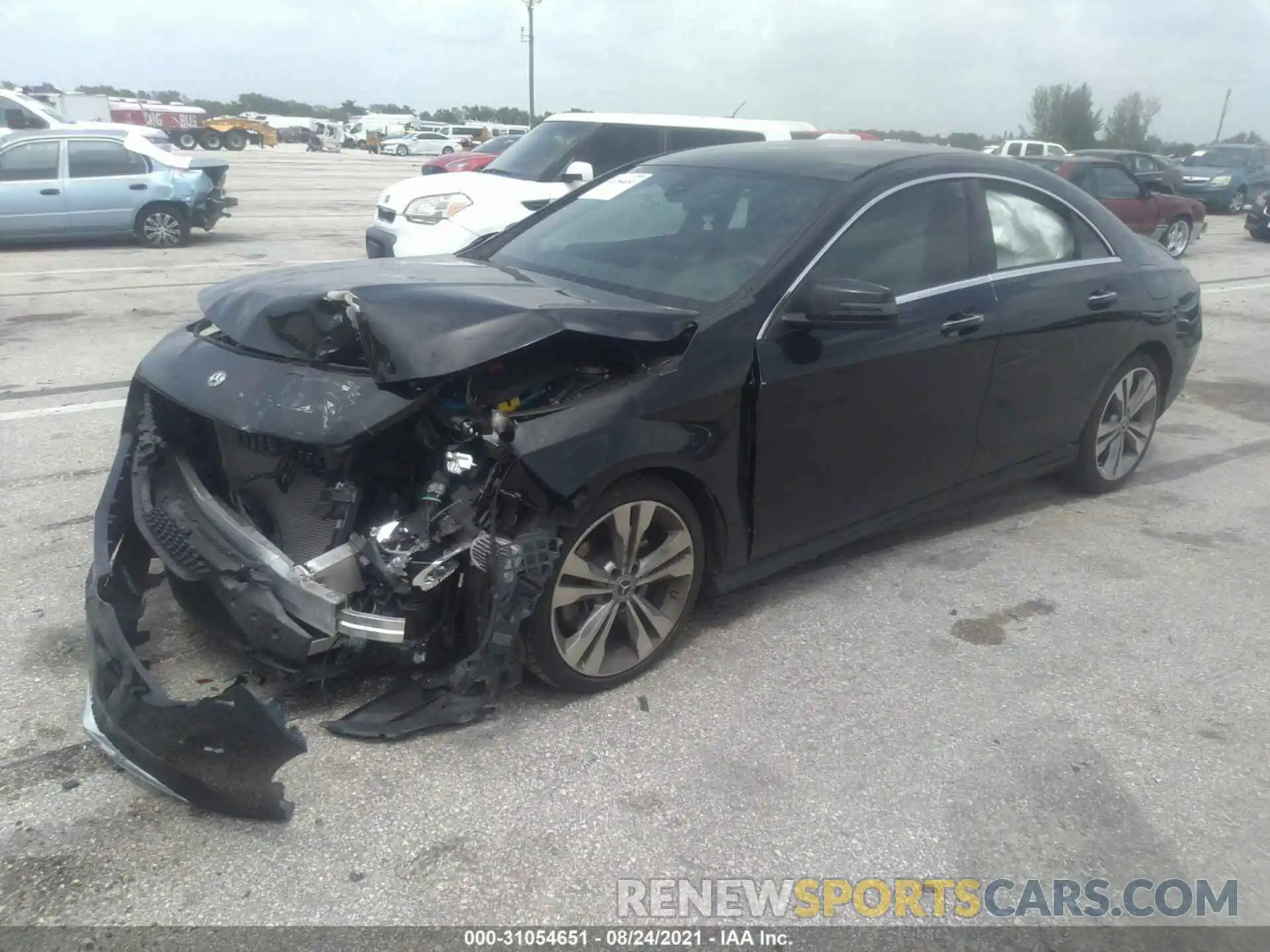 2 Photograph of a damaged car WDDSJ4EB7KN753804 MERCEDES-BENZ CLA 2019