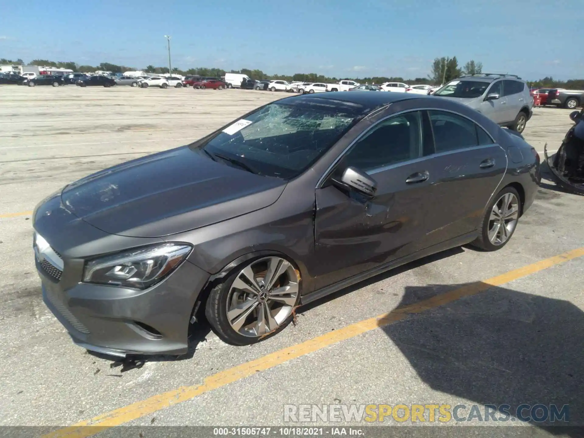 2 Photograph of a damaged car WDDSJ4EB7KN771512 MERCEDES-BENZ CLA 2019