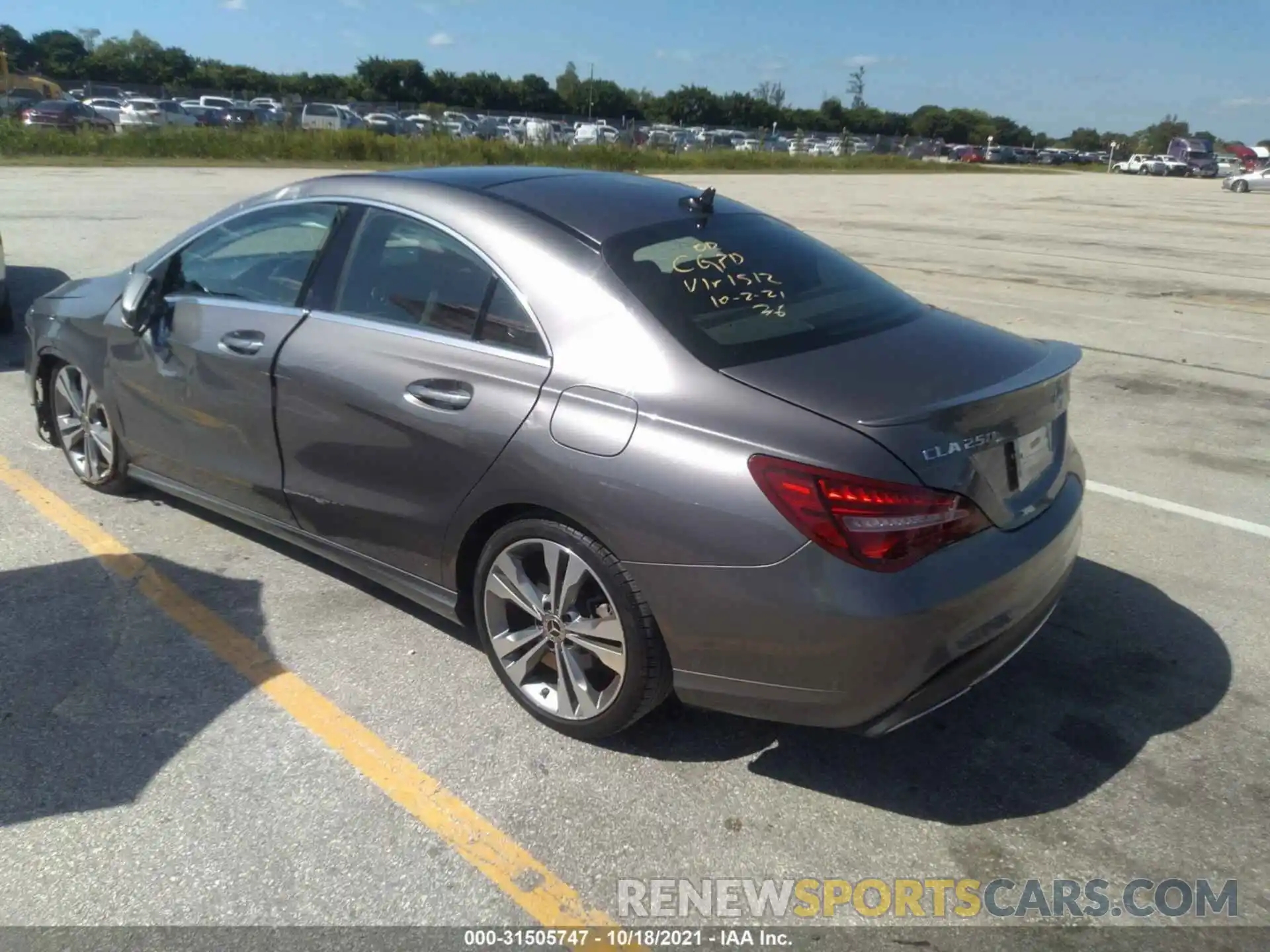 3 Photograph of a damaged car WDDSJ4EB7KN771512 MERCEDES-BENZ CLA 2019