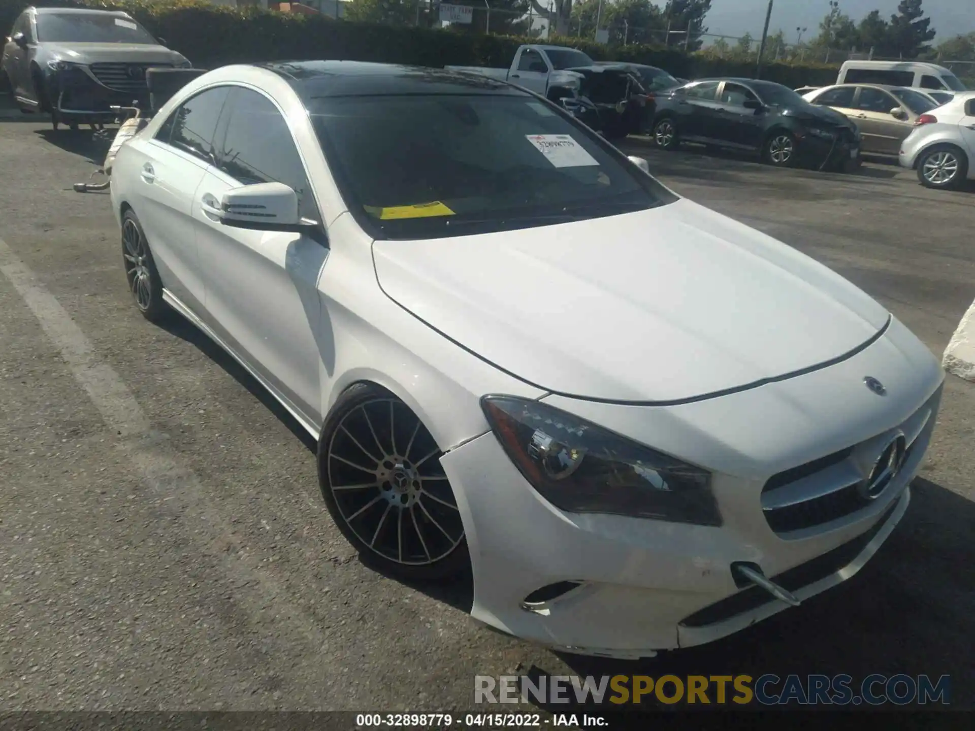 1 Photograph of a damaged car WDDSJ4EB7KN776533 MERCEDES-BENZ CLA 2019