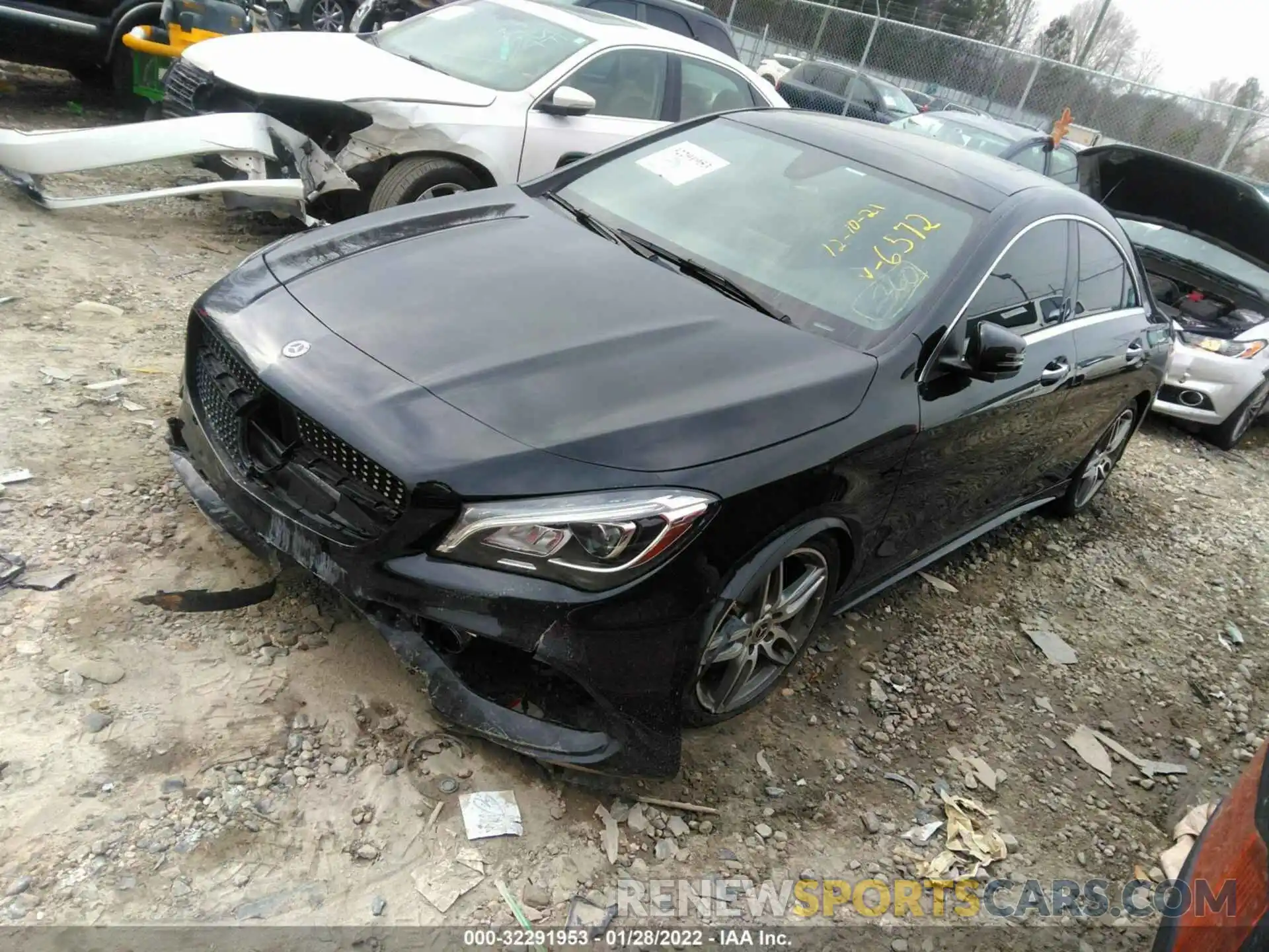 2 Photograph of a damaged car WDDSJ4EB8KN706572 MERCEDES-BENZ CLA 2019