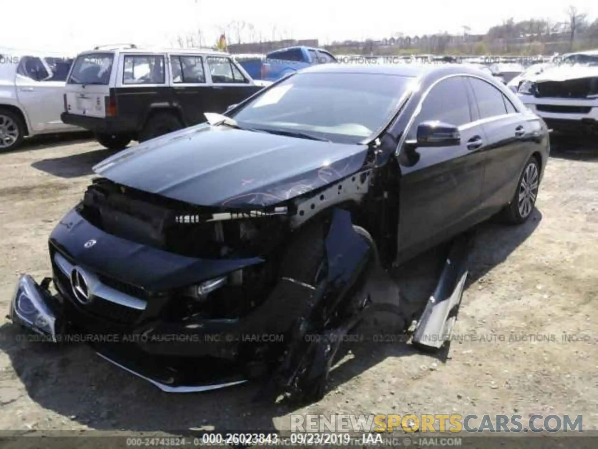 2 Photograph of a damaged car WDDSJ4EB8KN712663 MERCEDES-BENZ CLA 2019