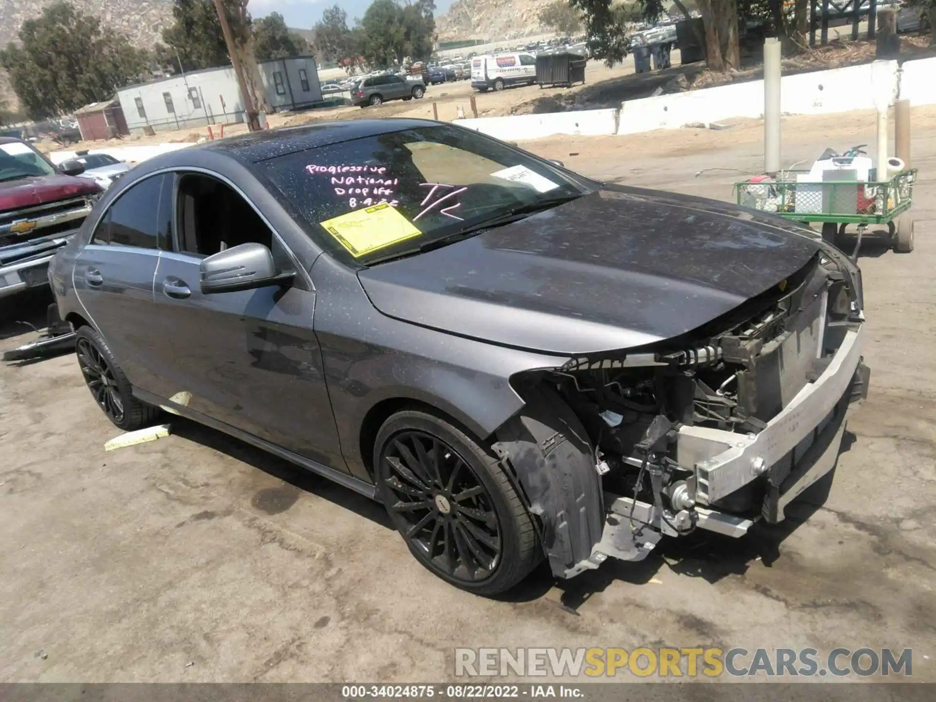 1 Photograph of a damaged car WDDSJ4EB8KN715966 MERCEDES-BENZ CLA 2019