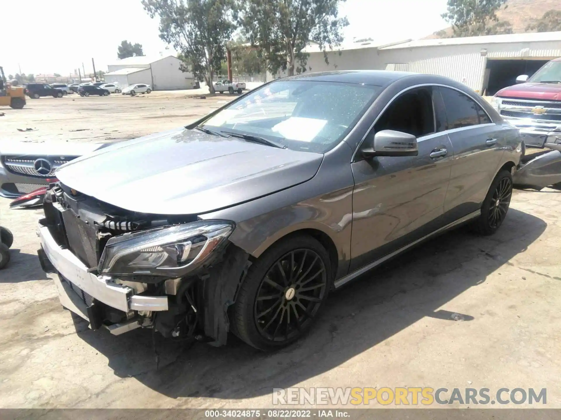 2 Photograph of a damaged car WDDSJ4EB8KN715966 MERCEDES-BENZ CLA 2019