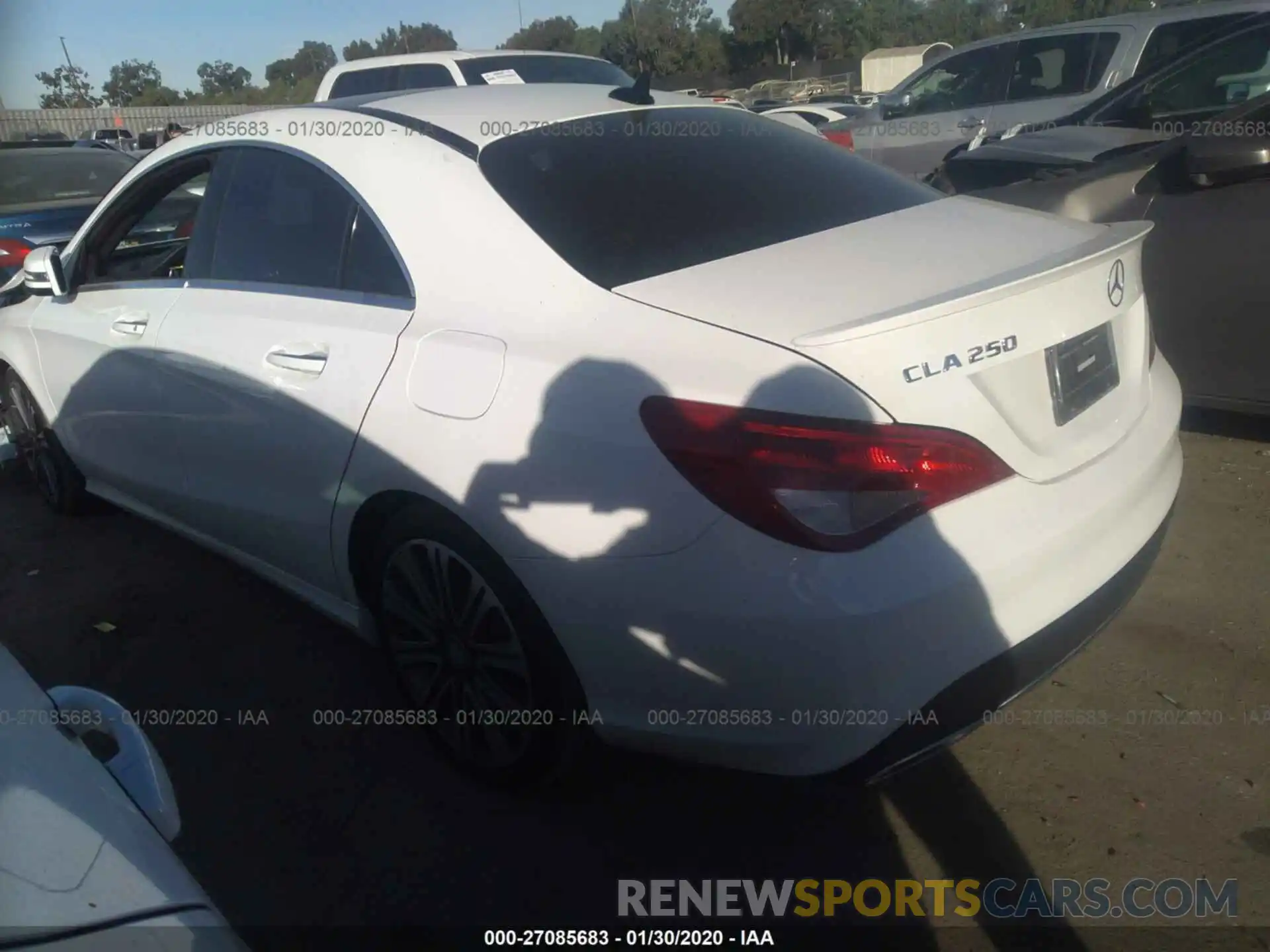 3 Photograph of a damaged car WDDSJ4EB8KN719466 MERCEDES-BENZ CLA 2019