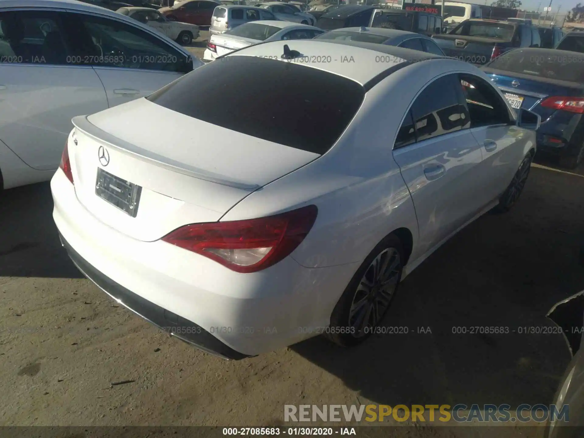 4 Фотография поврежденного автомобиля WDDSJ4EB8KN719466 MERCEDES-BENZ CLA 2019