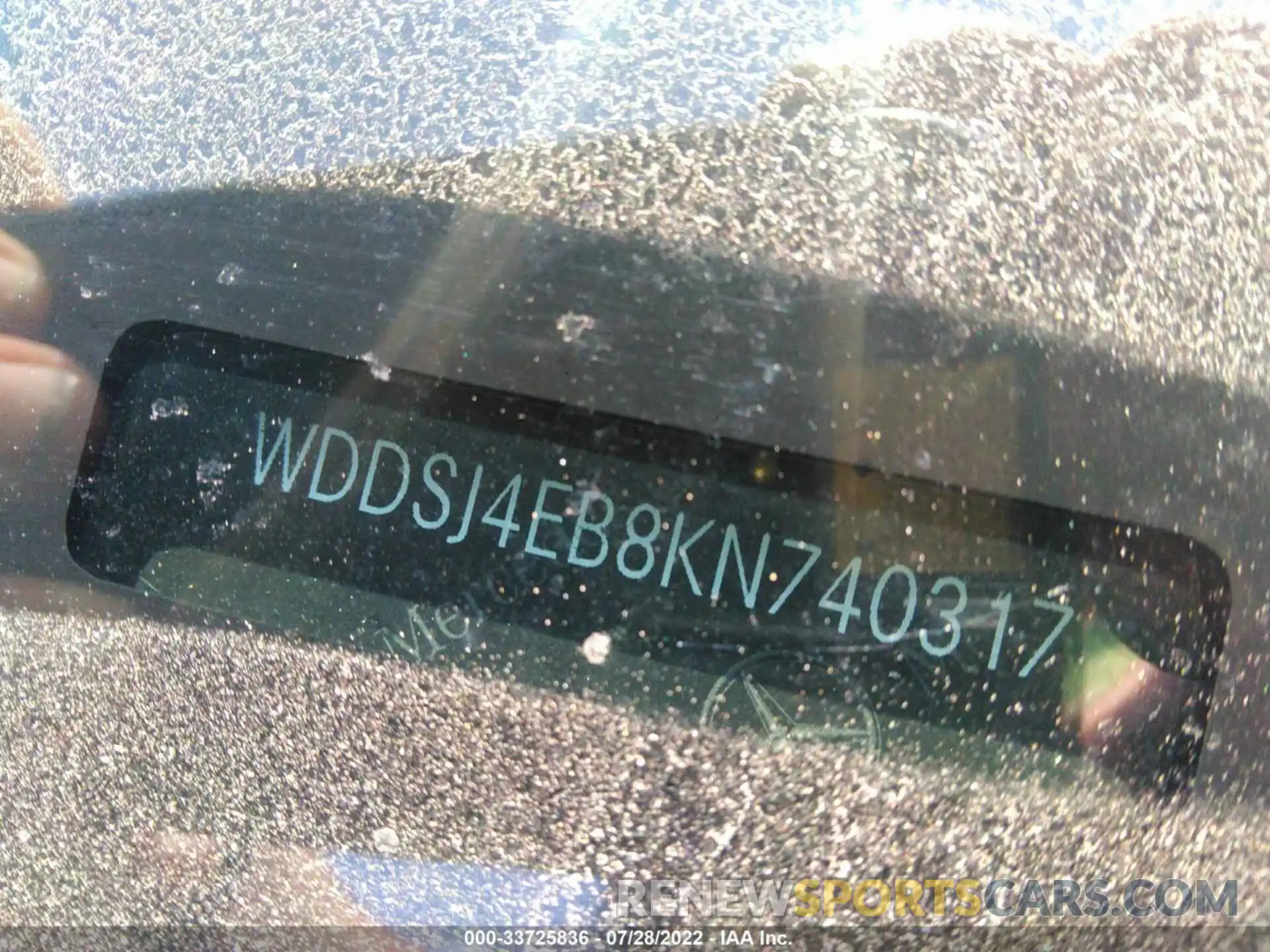 9 Photograph of a damaged car WDDSJ4EB8KN740317 MERCEDES-BENZ CLA 2019