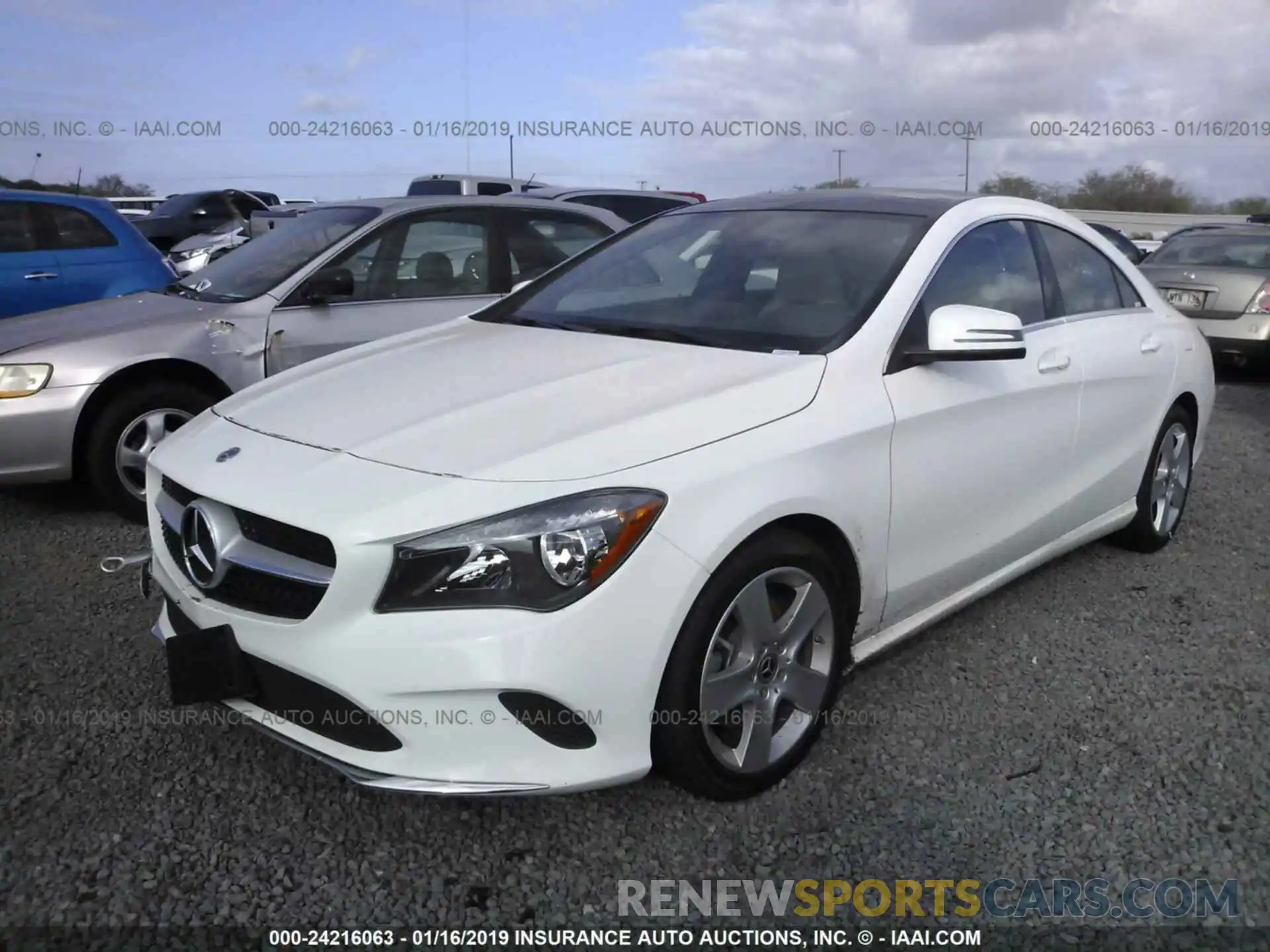 2 Photograph of a damaged car WDDSJ4EB8KN740592 MERCEDES-BENZ CLA 2019