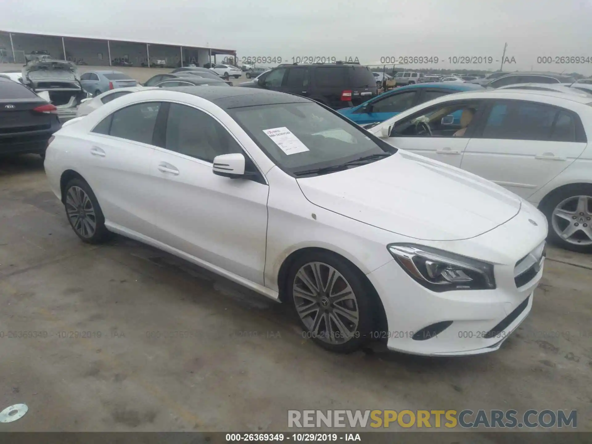 1 Photograph of a damaged car WDDSJ4EB8KN749681 MERCEDES-BENZ CLA 2019