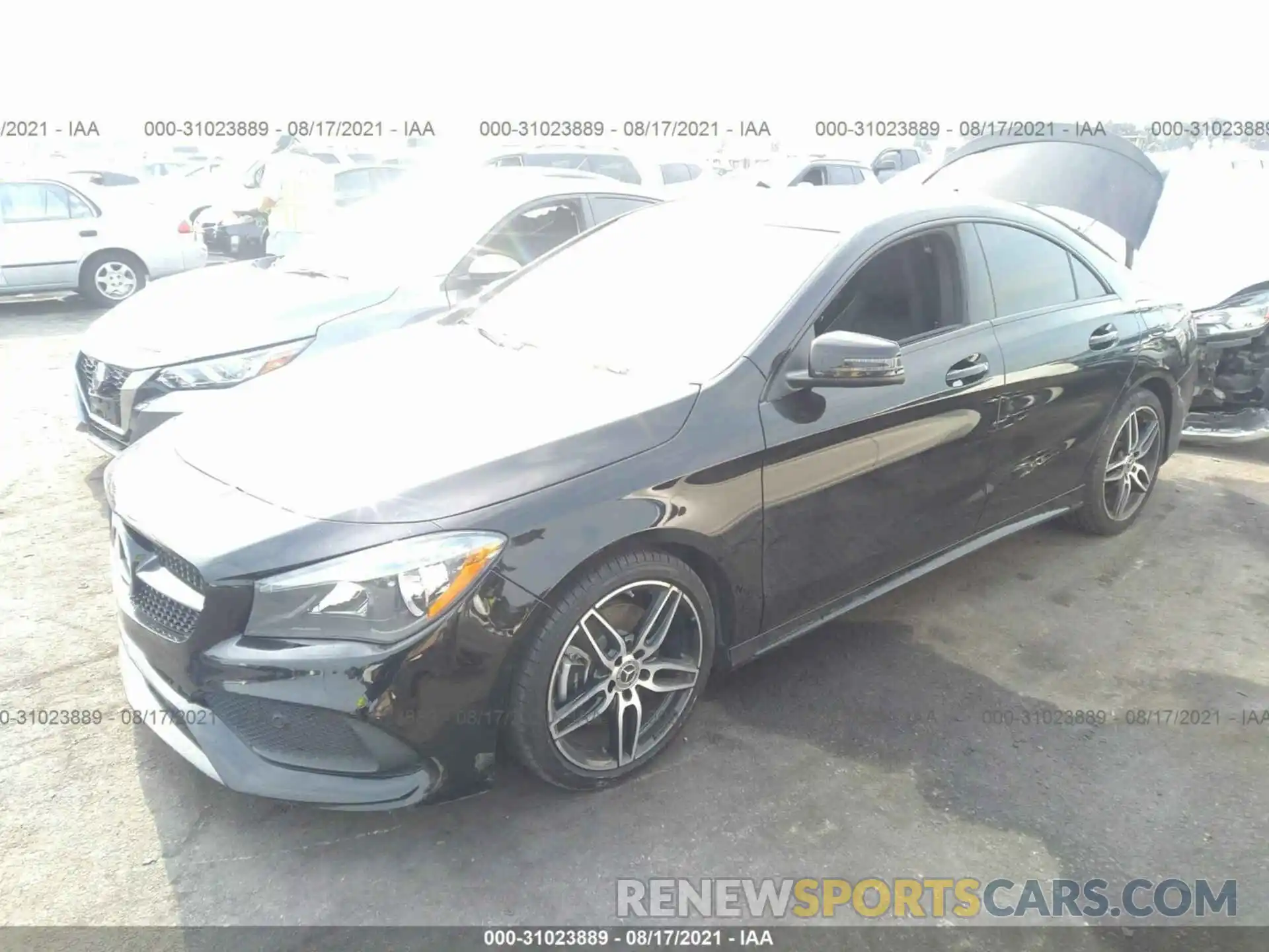 2 Фотография поврежденного автомобиля WDDSJ4EB9KN706967 MERCEDES-BENZ CLA 2019