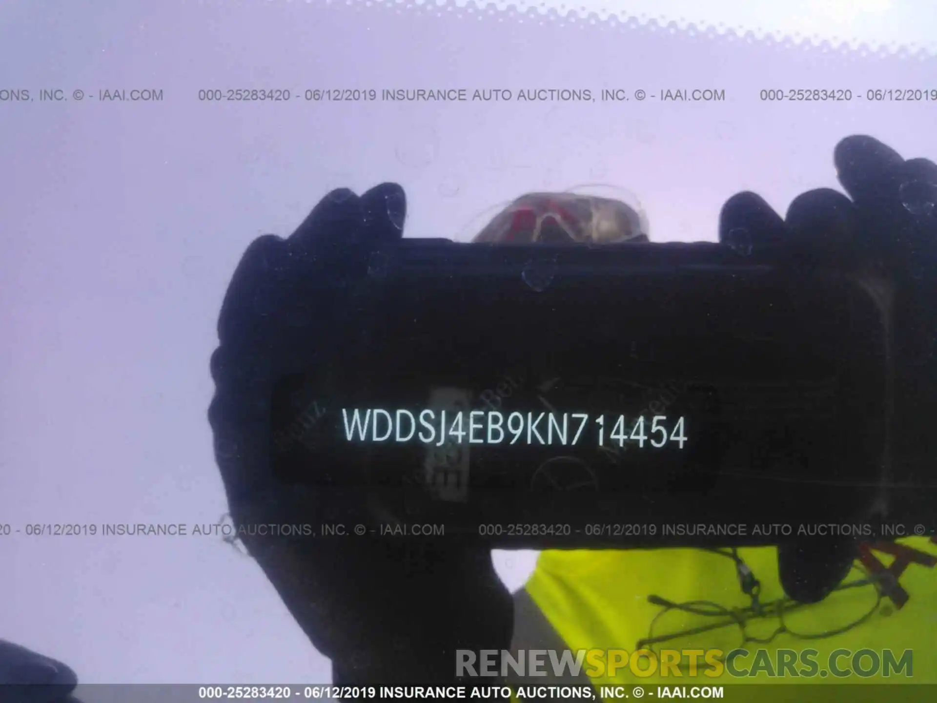 9 Photograph of a damaged car WDDSJ4EB9KN714454 MERCEDES-BENZ CLA 2019