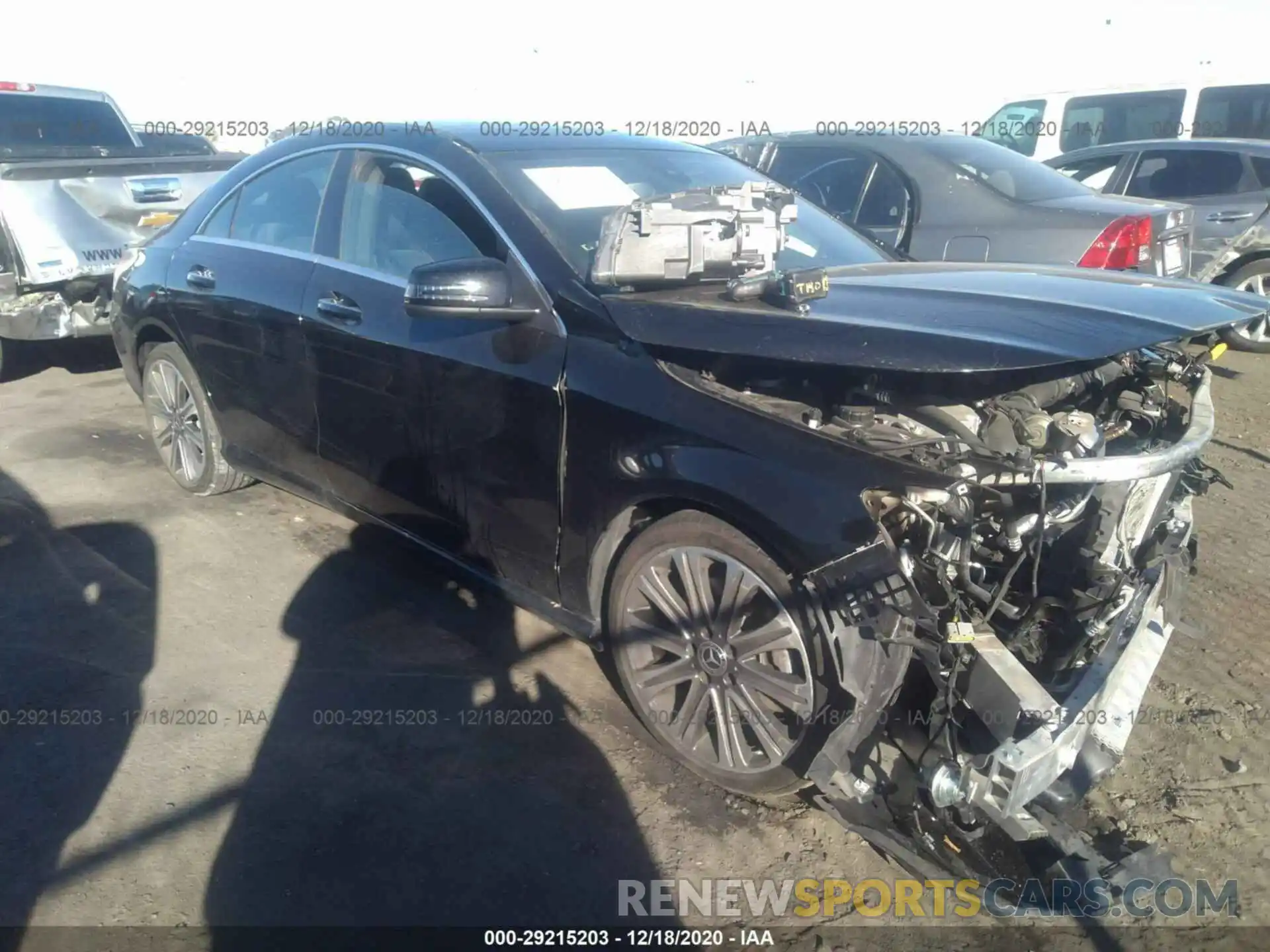 1 Photograph of a damaged car WDDSJ4EB9KN721694 MERCEDES-BENZ CLA 2019