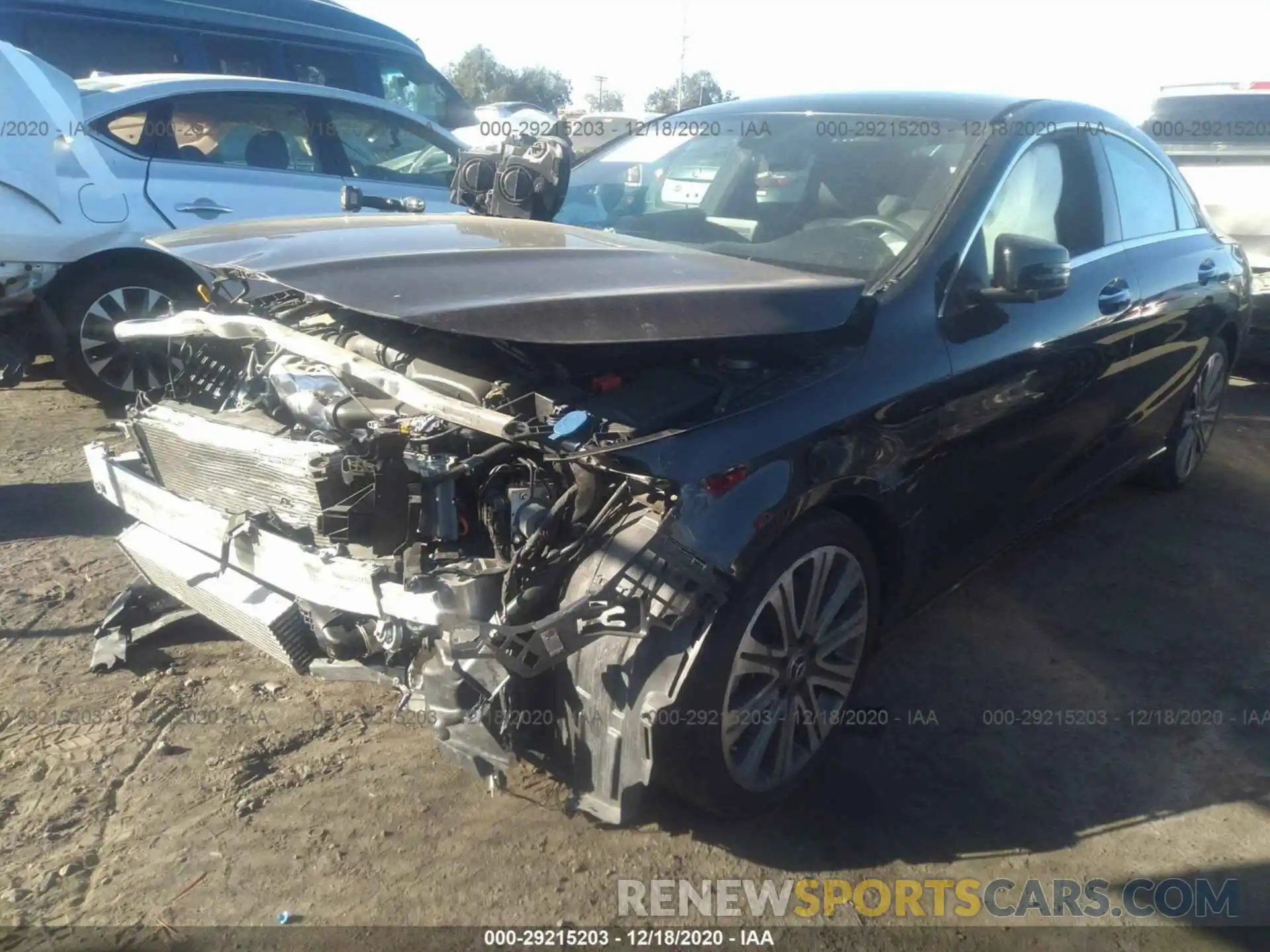 2 Photograph of a damaged car WDDSJ4EB9KN721694 MERCEDES-BENZ CLA 2019