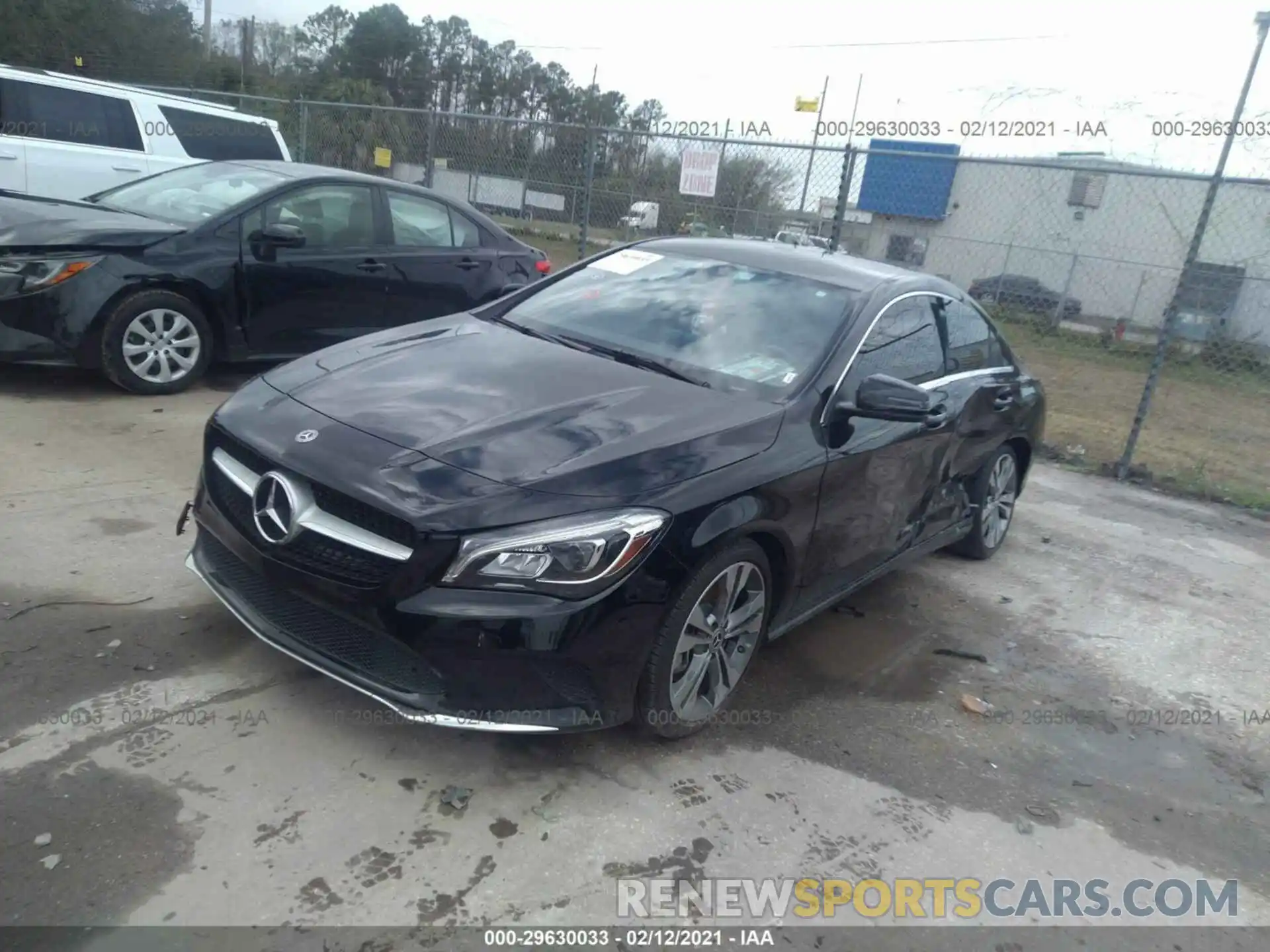 2 Photograph of a damaged car WDDSJ4EB9KN722070 MERCEDES-BENZ CLA 2019