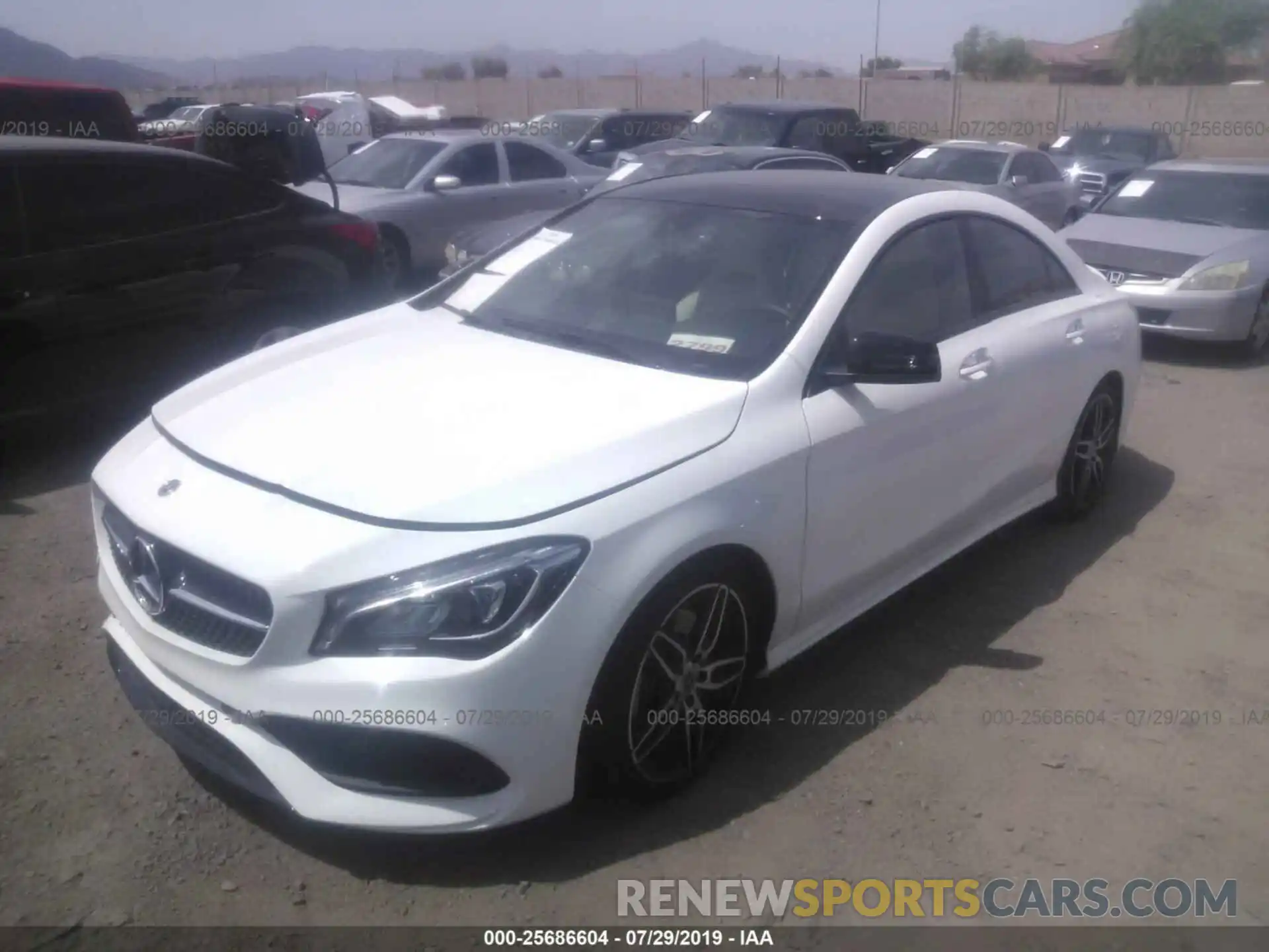 2 Photograph of a damaged car WDDSJ4EB9KN723929 MERCEDES-BENZ CLA 2019