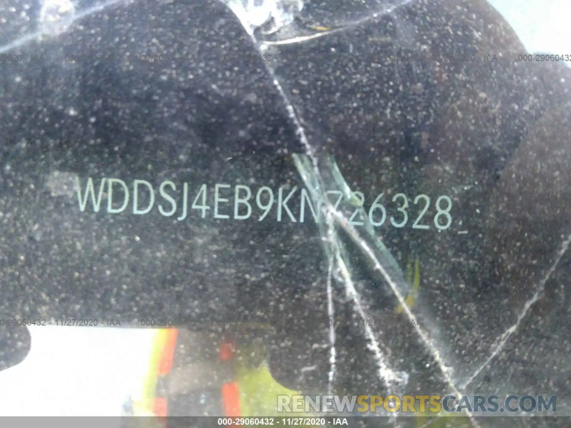 9 Фотография поврежденного автомобиля WDDSJ4EB9KN726328 MERCEDES-BENZ CLA 2019