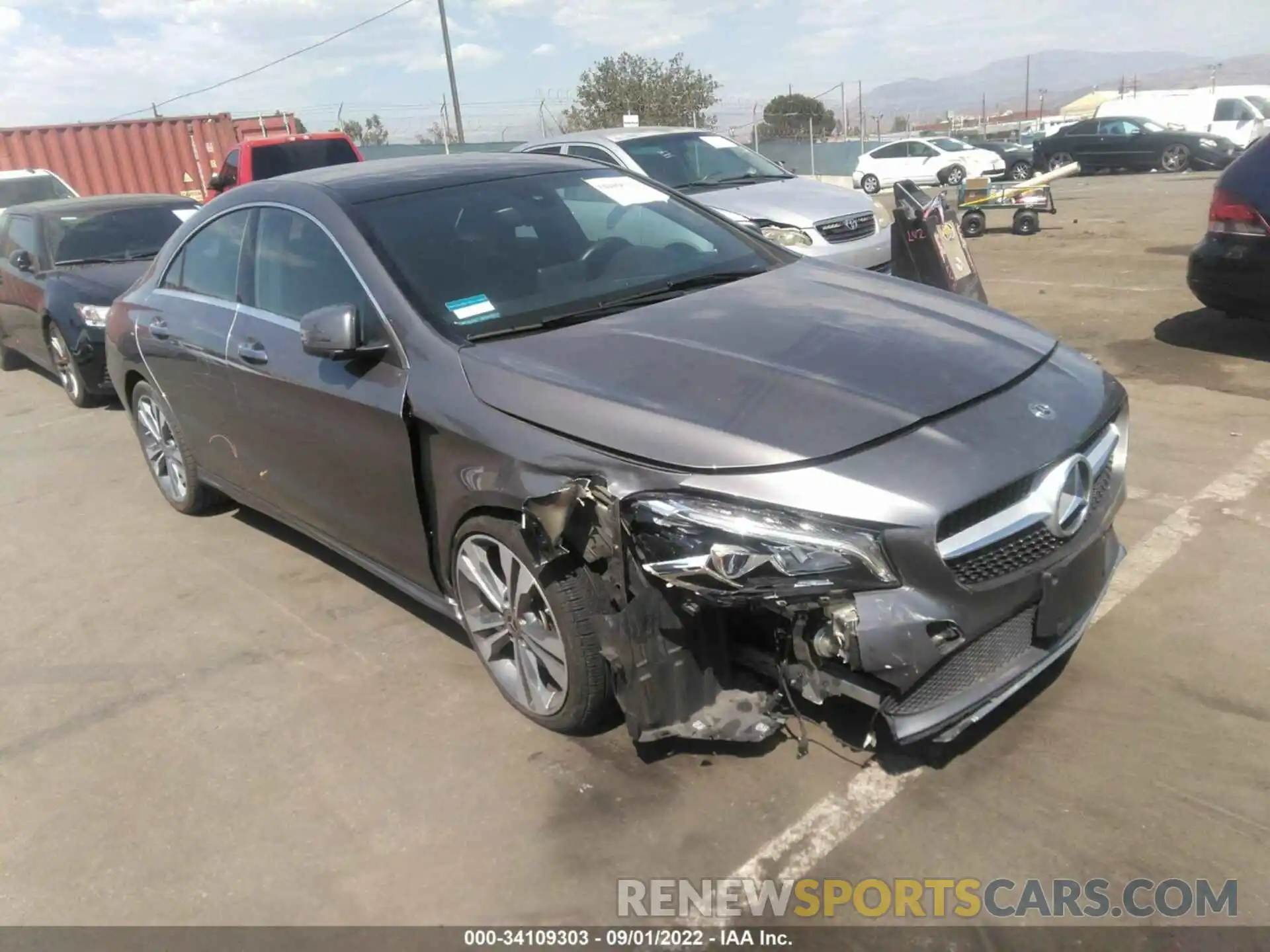 1 Photograph of a damaged car WDDSJ4EB9KN728306 MERCEDES-BENZ CLA 2019