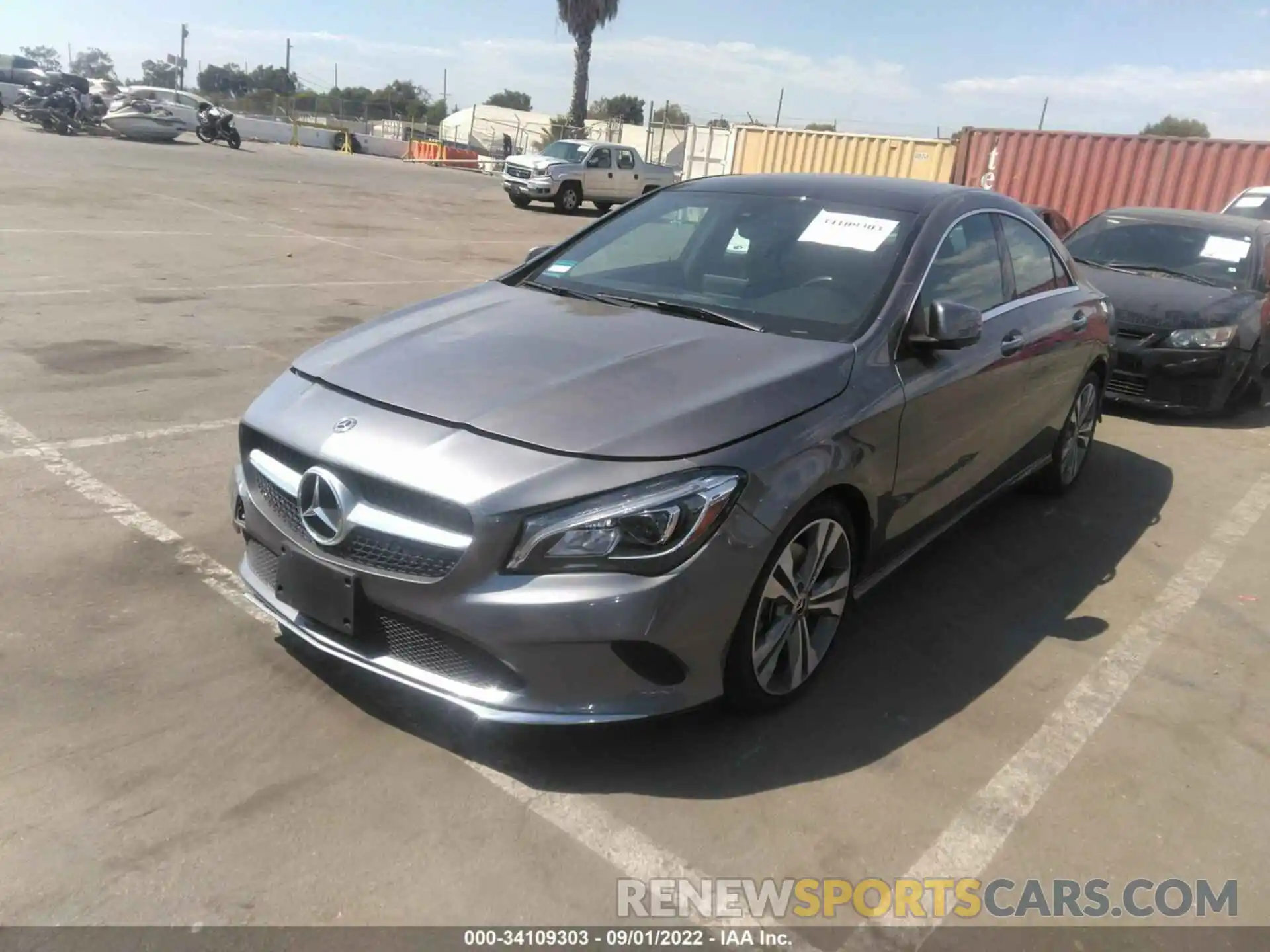 2 Photograph of a damaged car WDDSJ4EB9KN728306 MERCEDES-BENZ CLA 2019