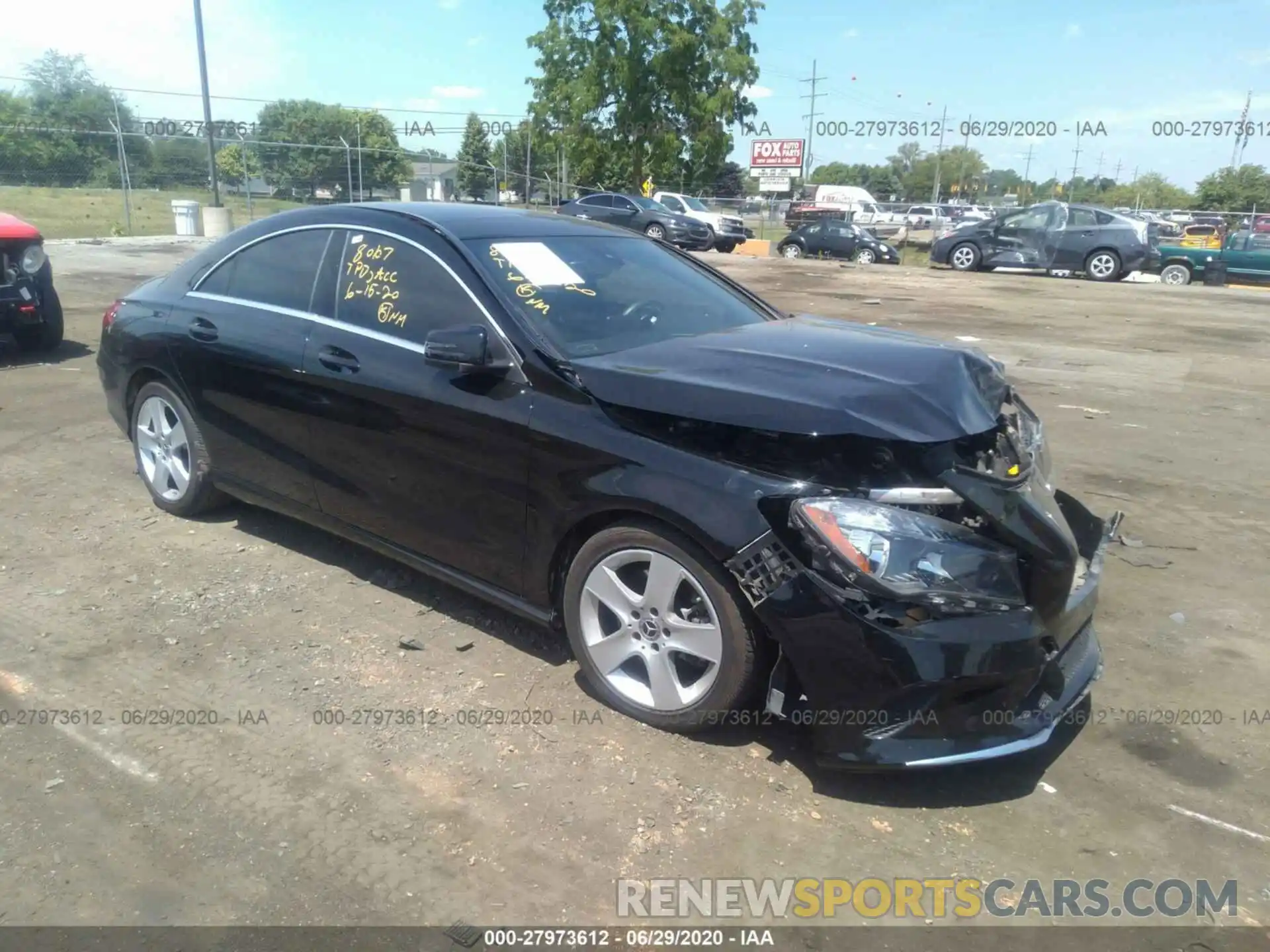 1 Photograph of a damaged car WDDSJ4EB9KN739564 MERCEDES-BENZ CLA 2019