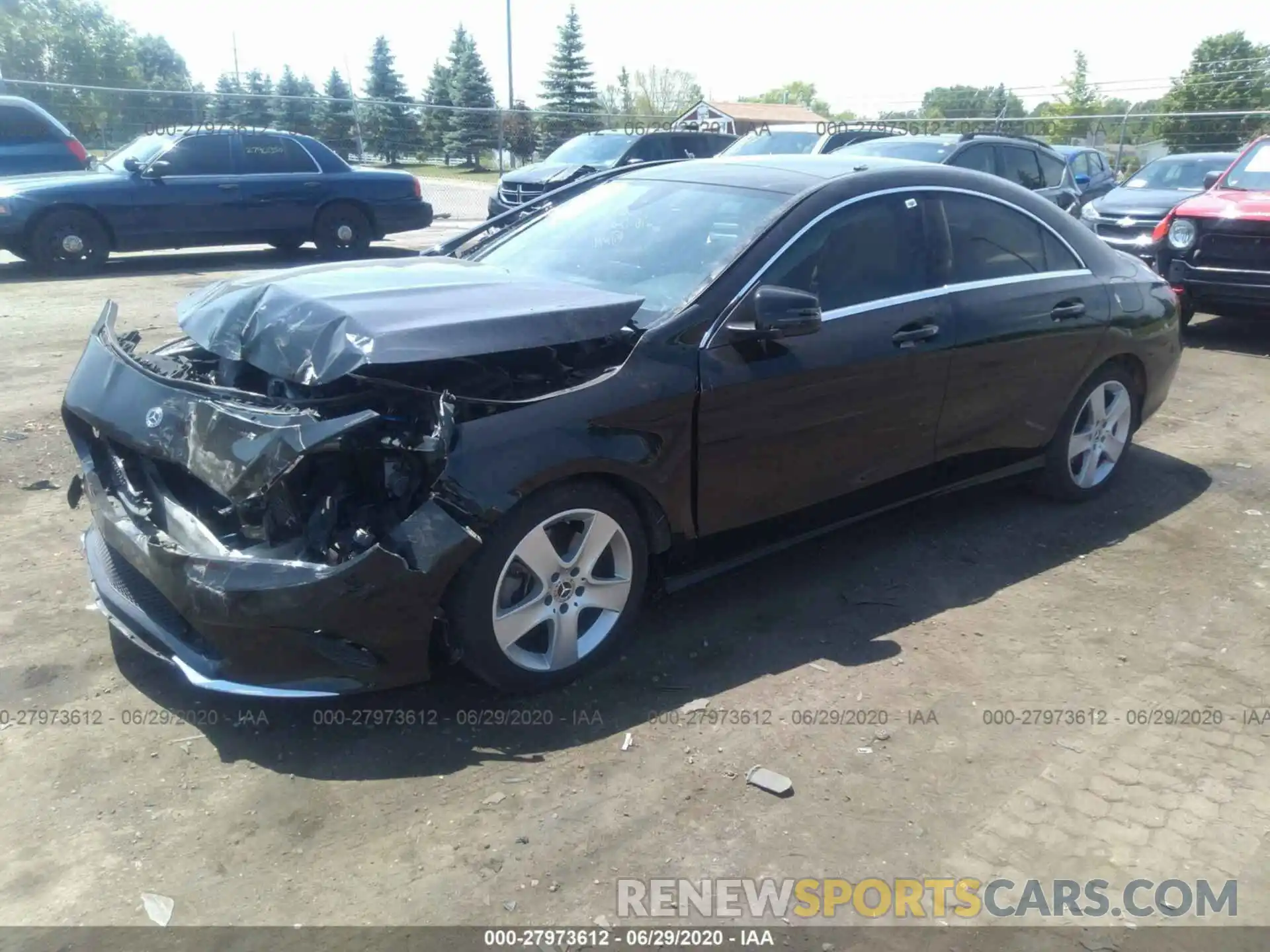 2 Photograph of a damaged car WDDSJ4EB9KN739564 MERCEDES-BENZ CLA 2019