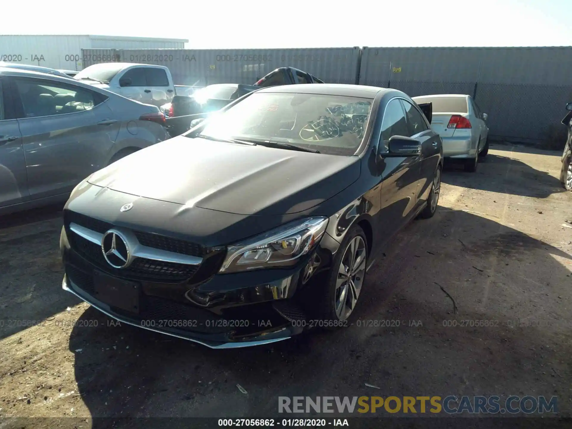 2 Фотография поврежденного автомобиля WDDSJ4EB9KN747275 MERCEDES-BENZ CLA 2019