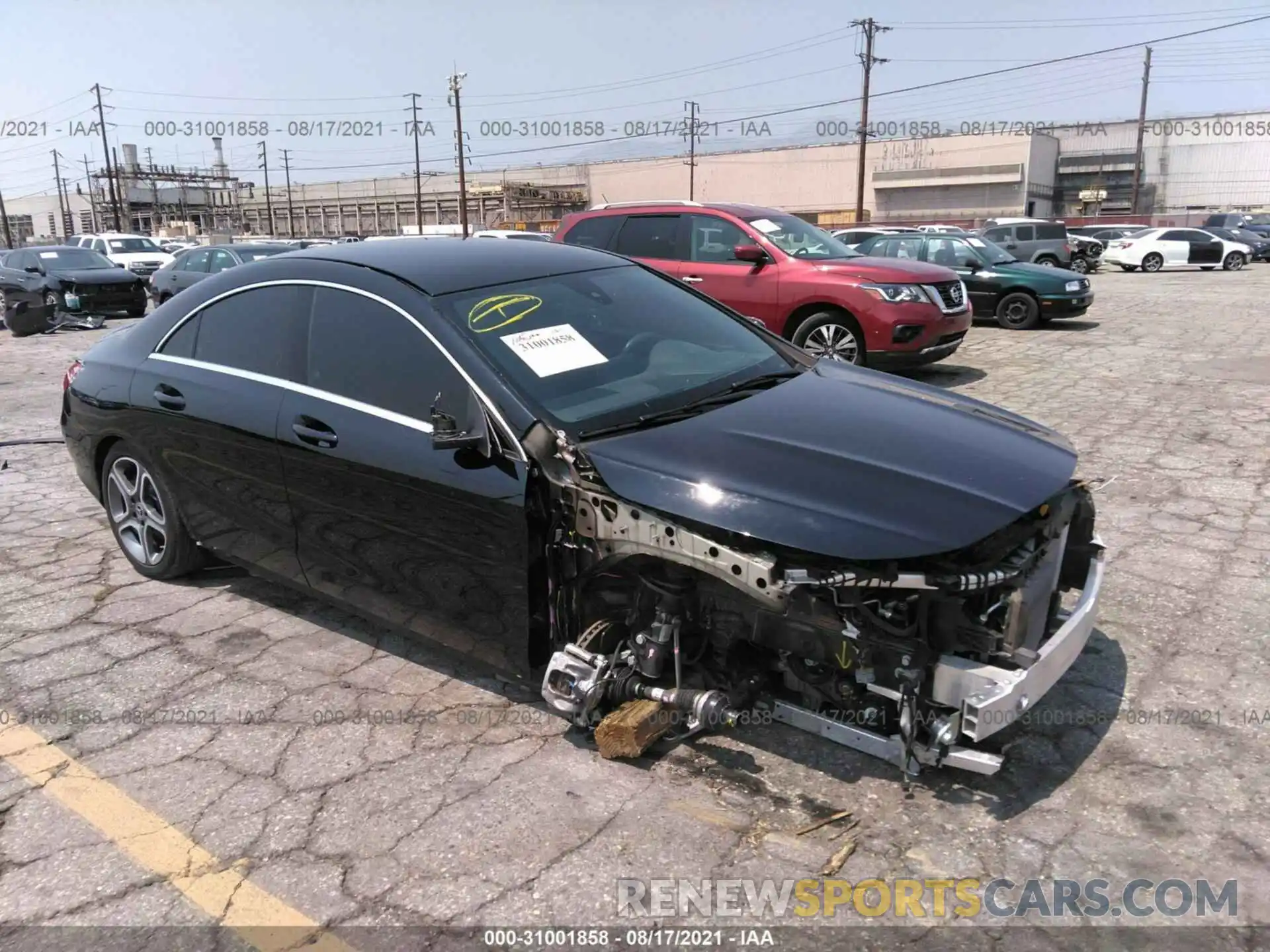 1 Photograph of a damaged car WDDSJ4EB9KN751827 MERCEDES-BENZ CLA 2019