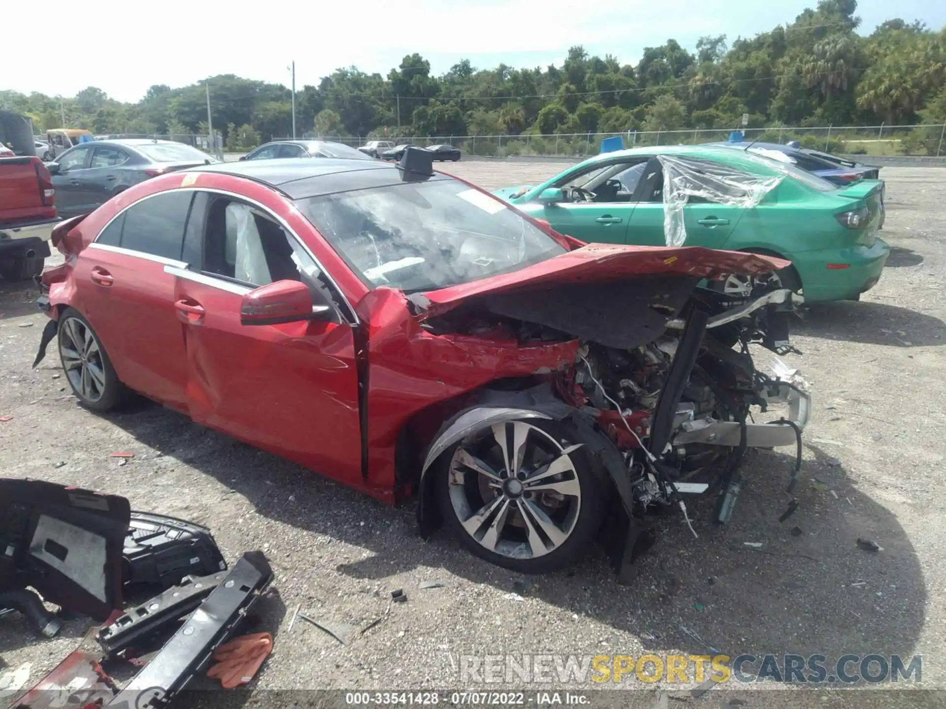 1 Photograph of a damaged car WDDSJ4EB9KN771382 MERCEDES-BENZ CLA 2019