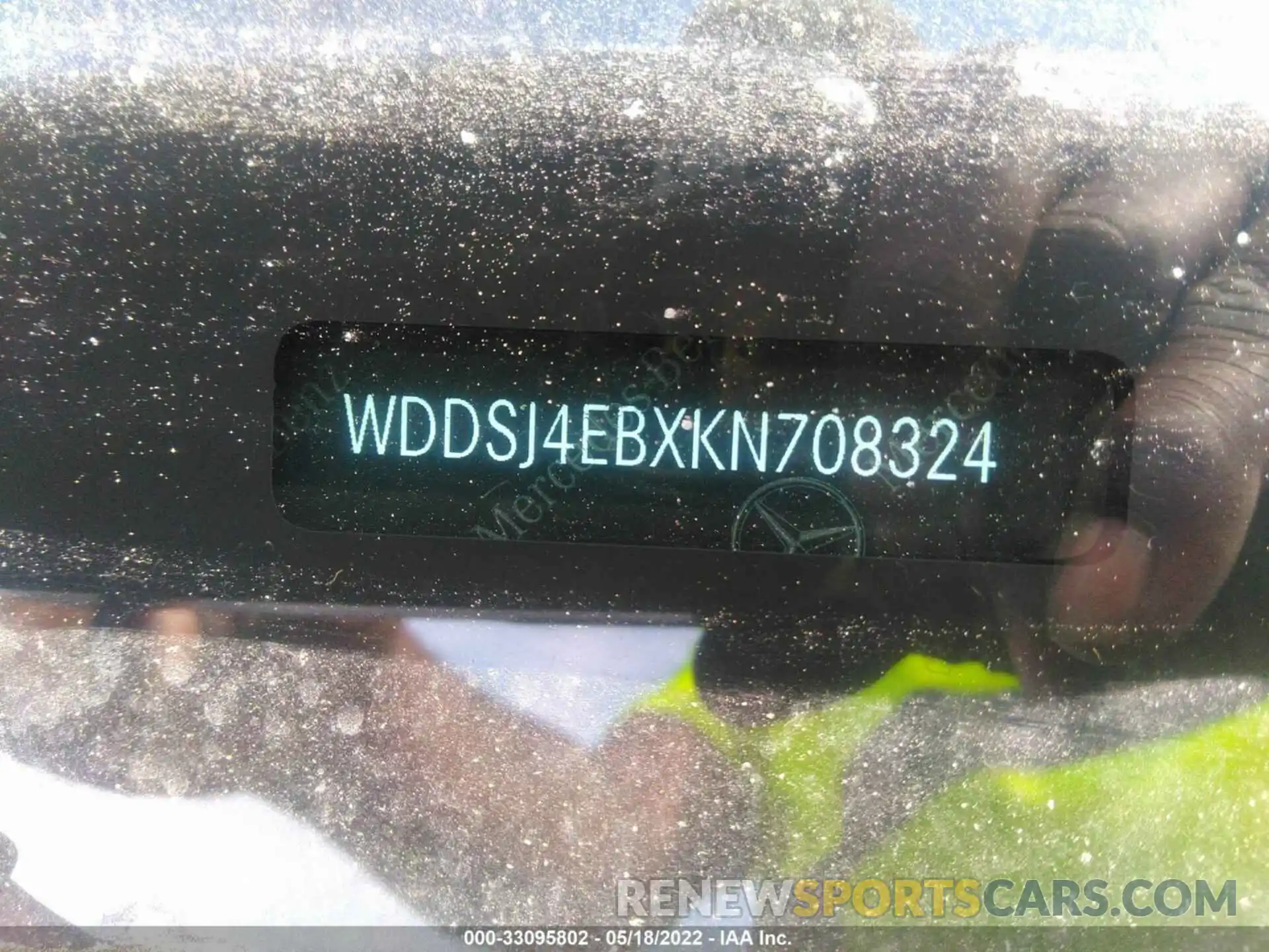 9 Фотография поврежденного автомобиля WDDSJ4EBXKN708324 MERCEDES-BENZ CLA 2019