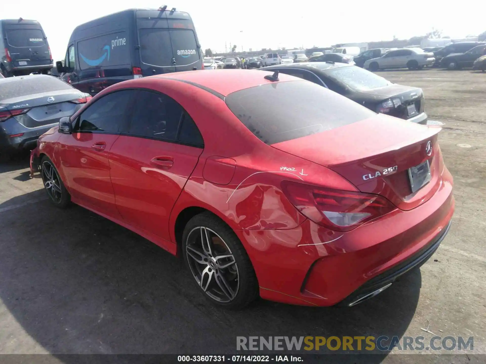 3 Photograph of a damaged car WDDSJ4EBXKN709148 MERCEDES-BENZ CLA 2019