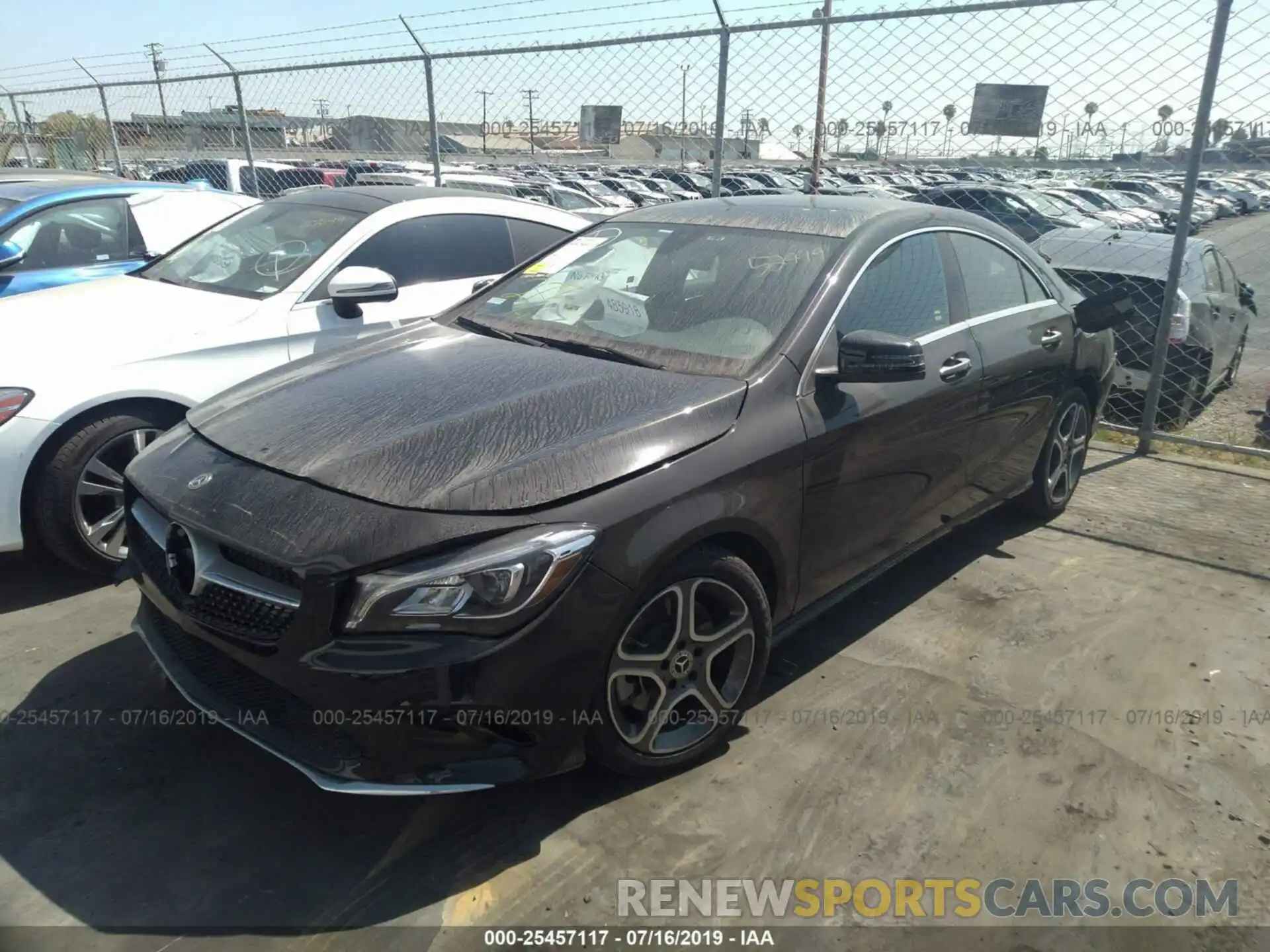 2 Photograph of a damaged car WDDSJ4EBXKN711613 MERCEDES-BENZ CLA 2019