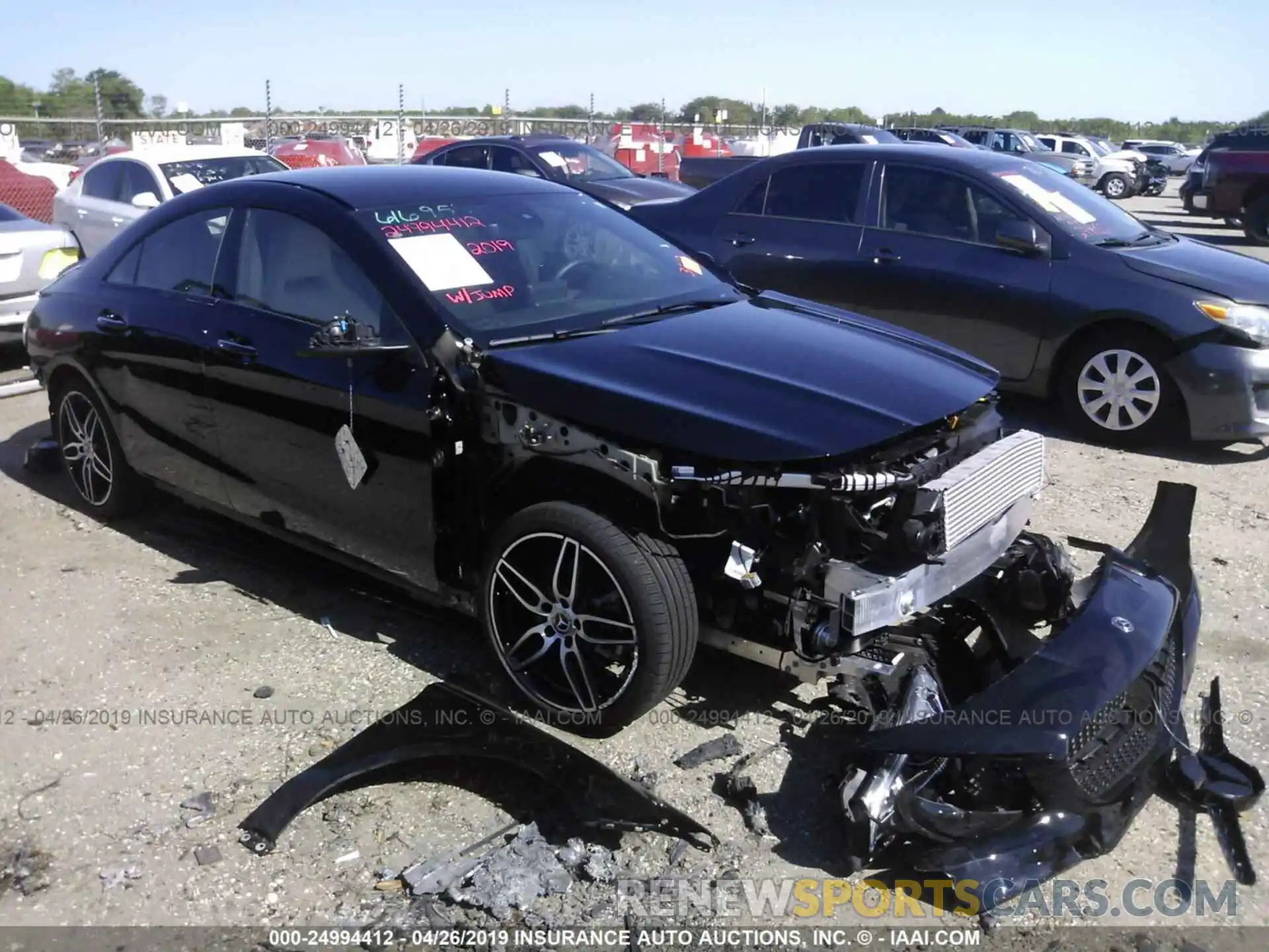 1 Photograph of a damaged car WDDSJ4EBXKN718285 MERCEDES-BENZ CLA 2019