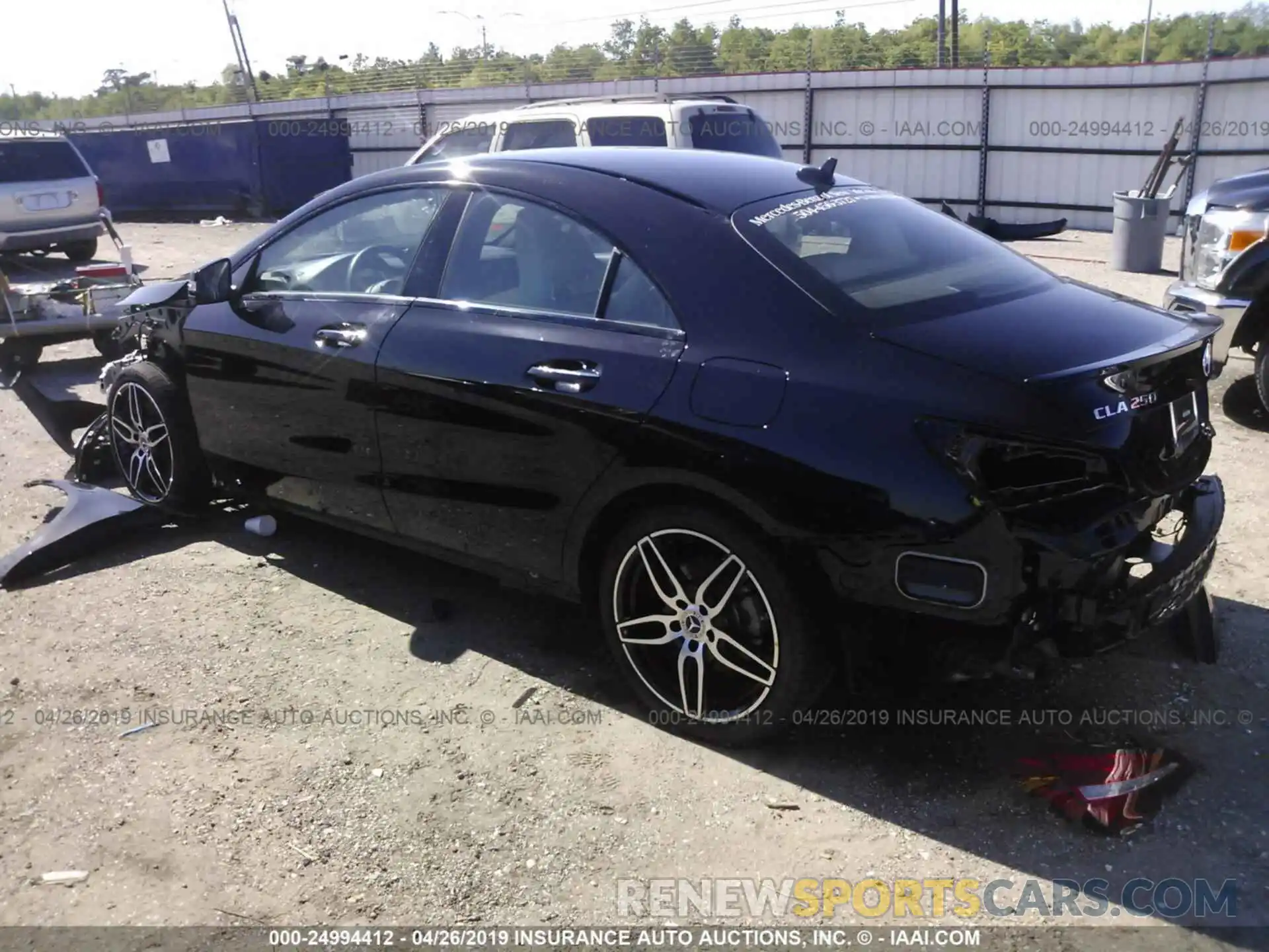 3 Photograph of a damaged car WDDSJ4EBXKN718285 MERCEDES-BENZ CLA 2019