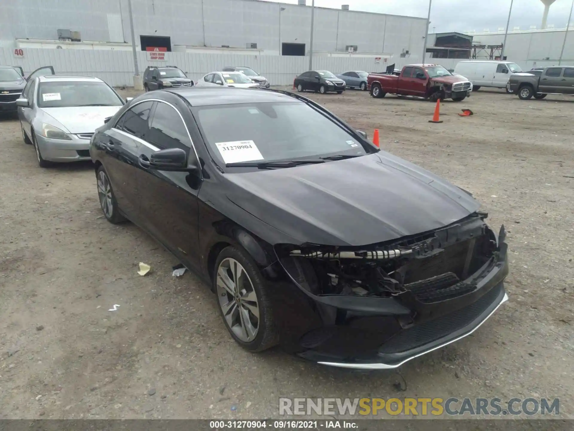 1 Photograph of a damaged car WDDSJ4EBXKN720344 MERCEDES-BENZ CLA 2019