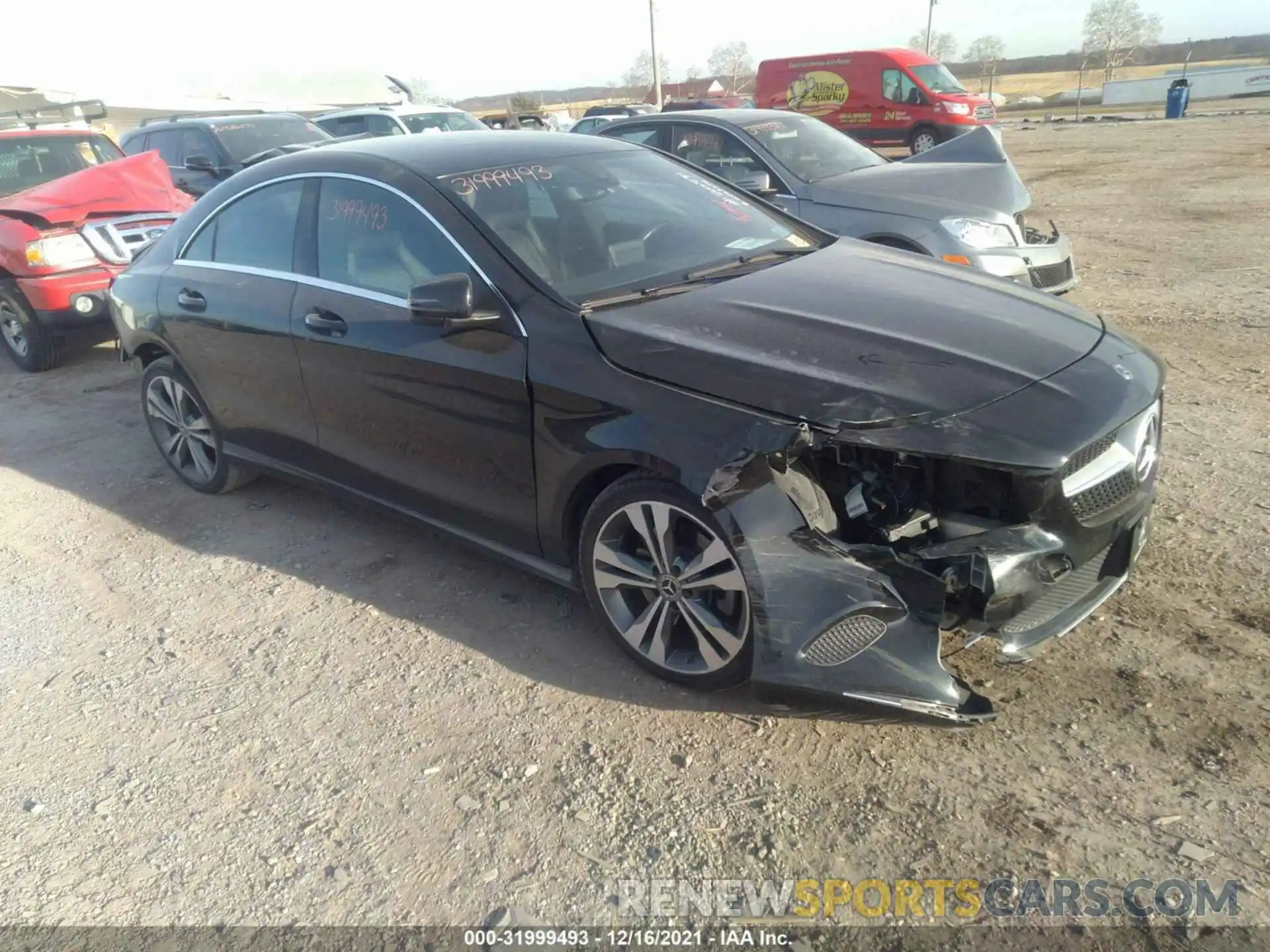 1 Photograph of a damaged car WDDSJ4EBXKN729268 MERCEDES-BENZ CLA 2019