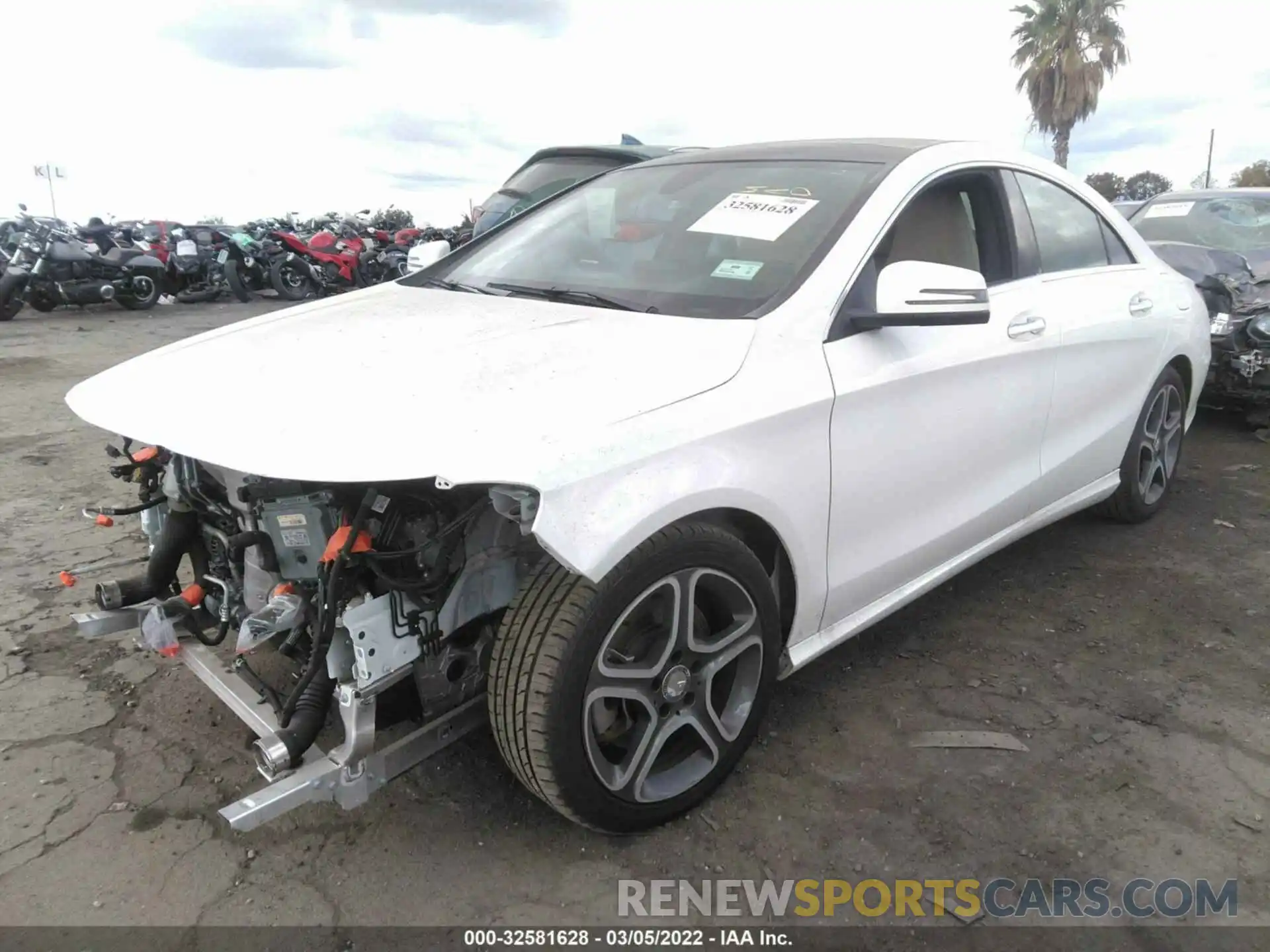 2 Photograph of a damaged car WDDSJ4EBXKN736320 MERCEDES-BENZ CLA 2019