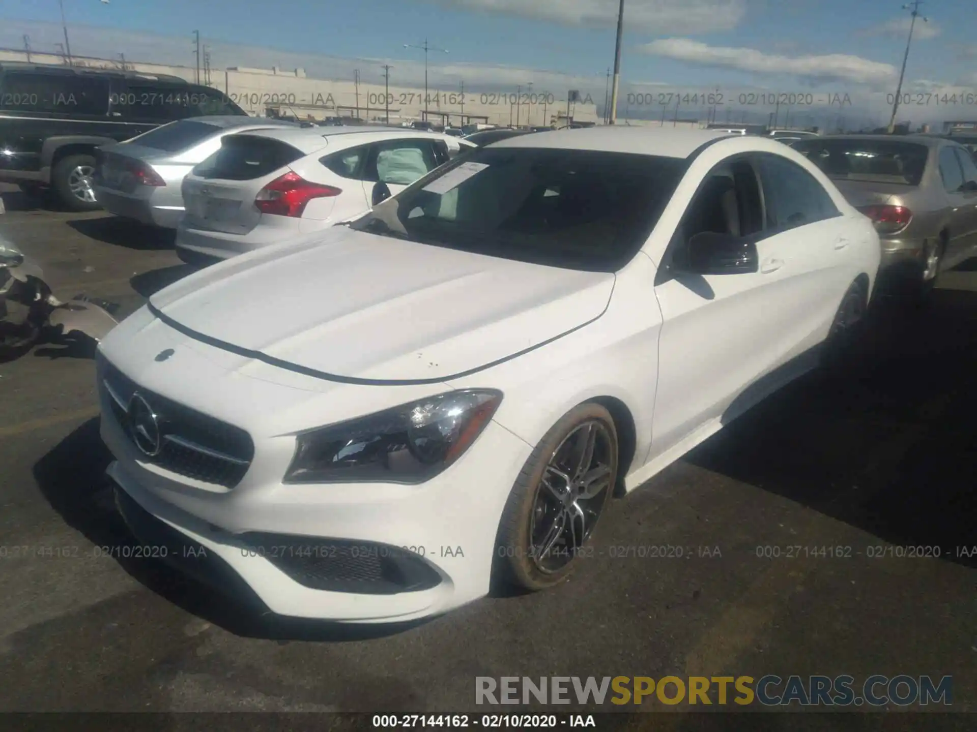 2 Photograph of a damaged car WDDSJ4EBXKN737144 MERCEDES-BENZ CLA 2019