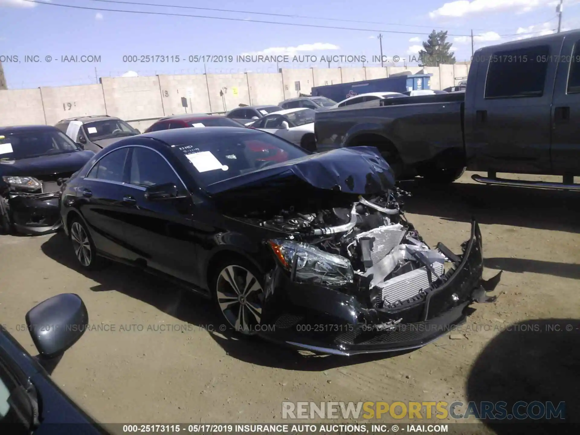 1 Photograph of a damaged car WDDSJ4EBXKN750444 MERCEDES-BENZ CLA 2019