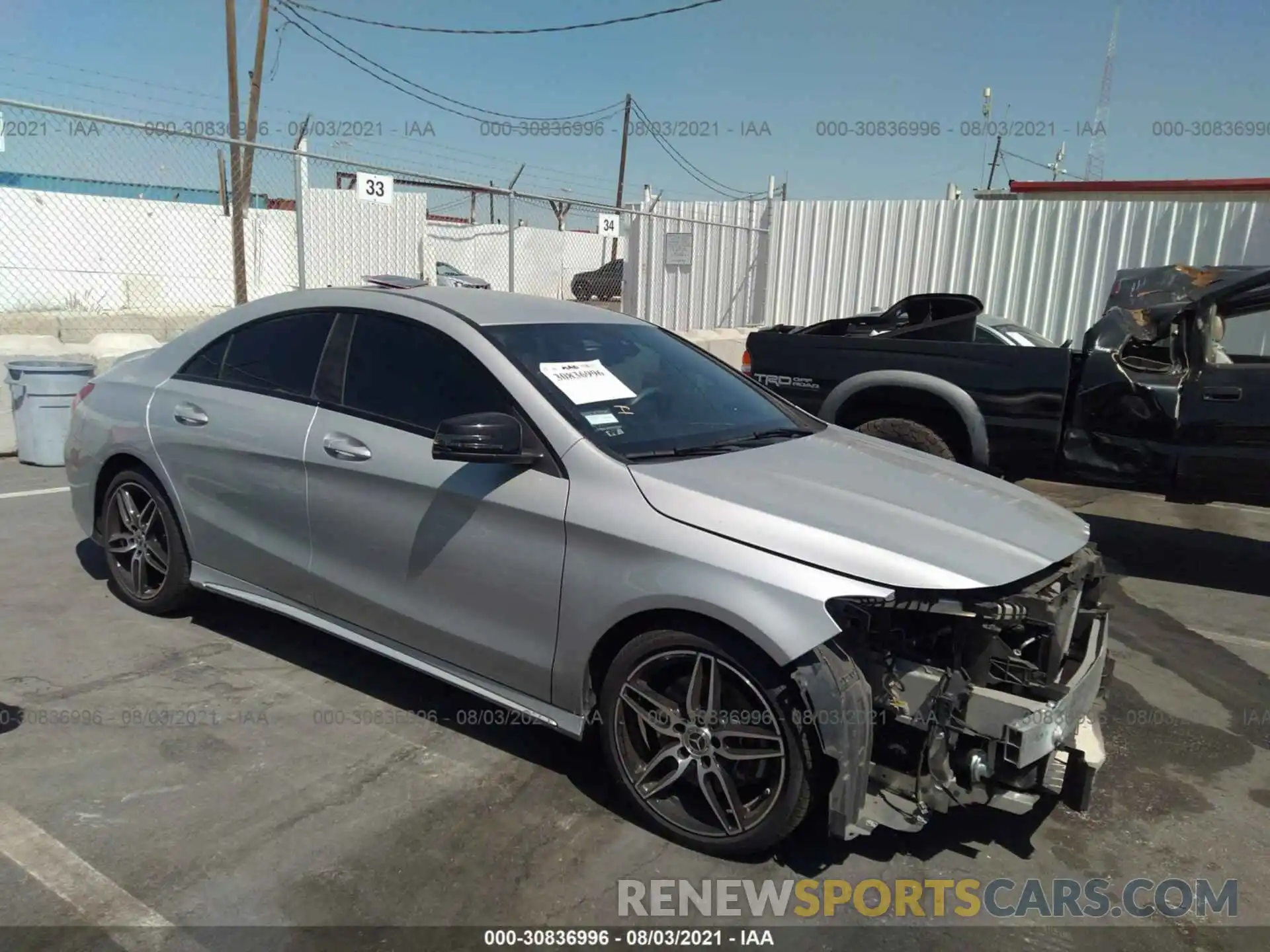 1 Photograph of a damaged car WDDSJ4EBXKN752825 MERCEDES-BENZ CLA 2019