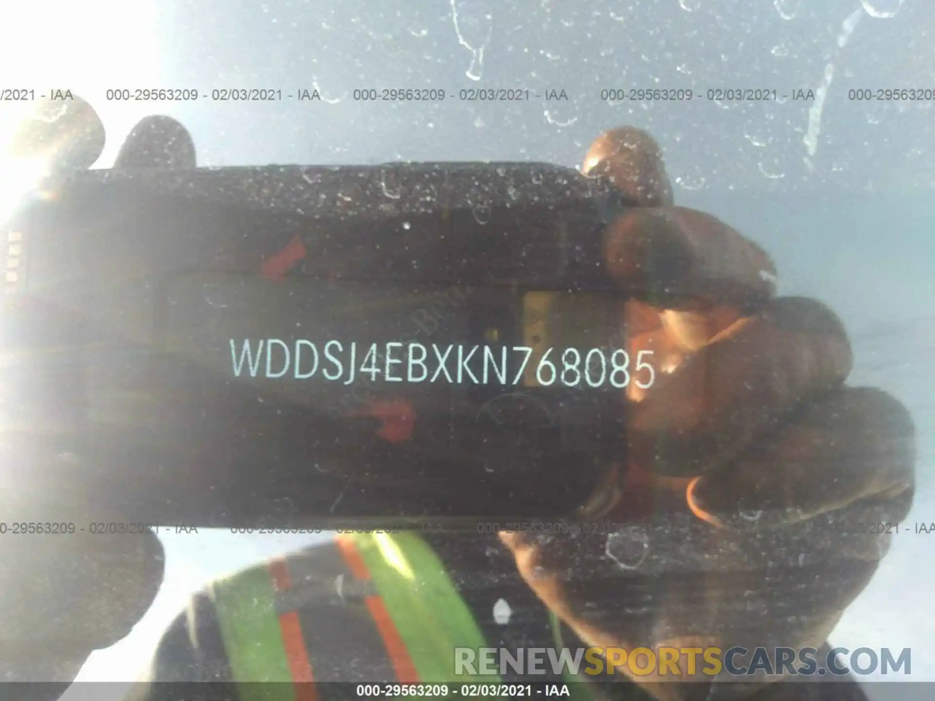 9 Photograph of a damaged car WDDSJ4EBXKN768085 MERCEDES-BENZ CLA 2019