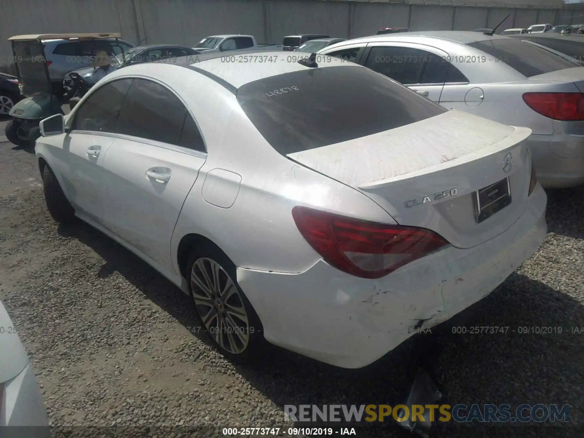 3 Photograph of a damaged car WDDSJ4EBXKN769186 MERCEDES-BENZ CLA 2019