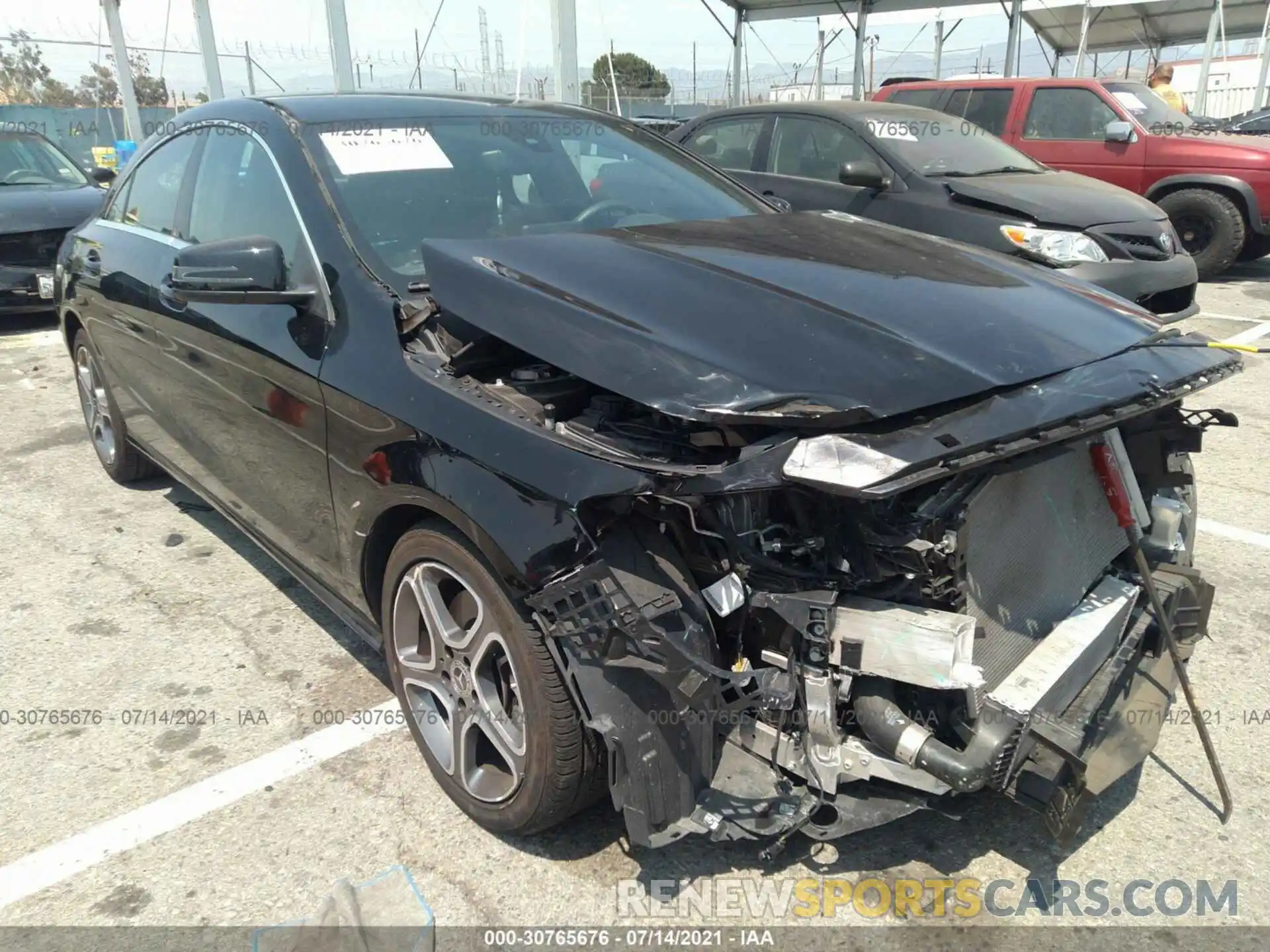 1 Photograph of a damaged car WDDSJ4EBXKN776509 MERCEDES-BENZ CLA 2019