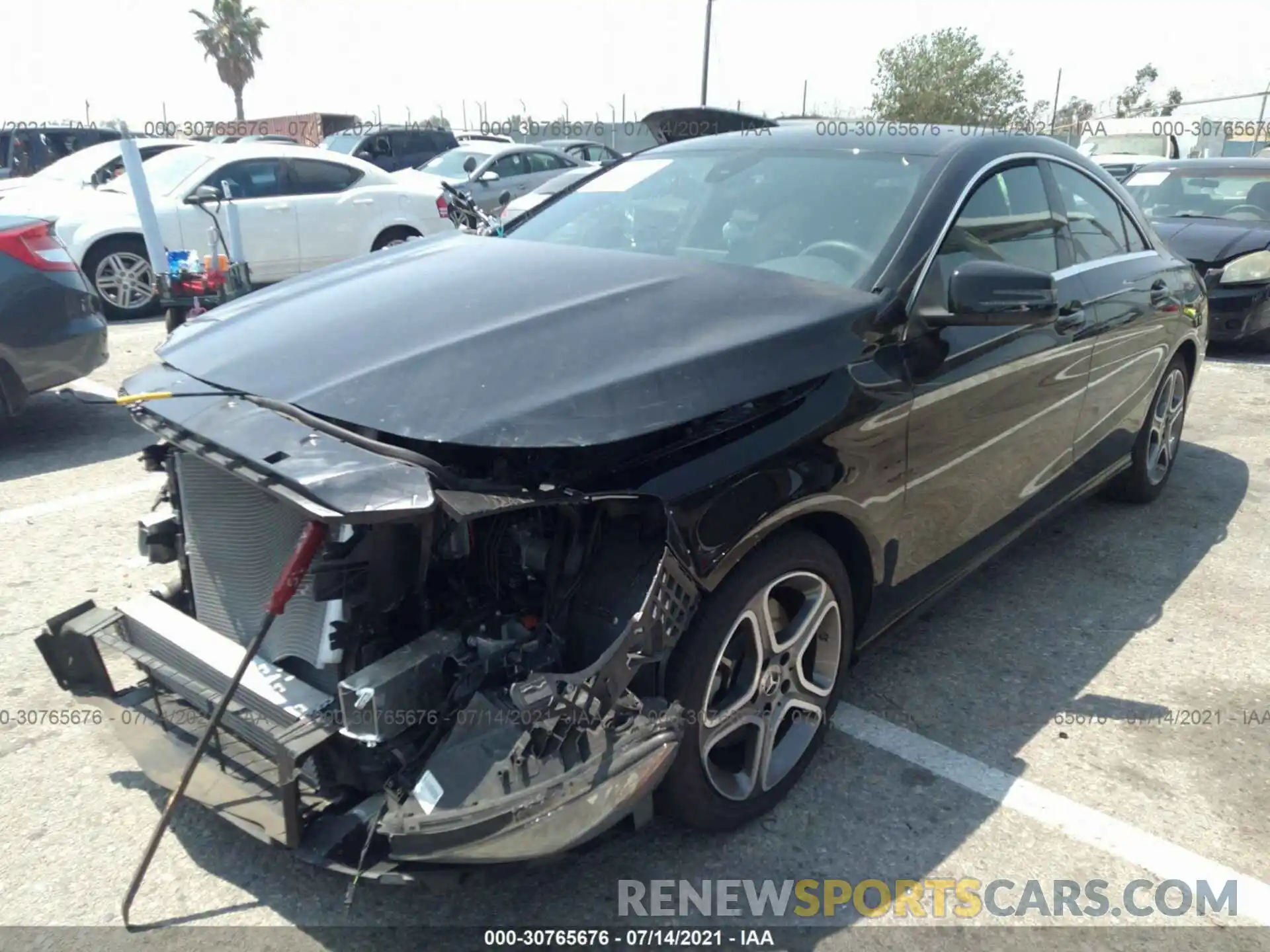 2 Photograph of a damaged car WDDSJ4EBXKN776509 MERCEDES-BENZ CLA 2019