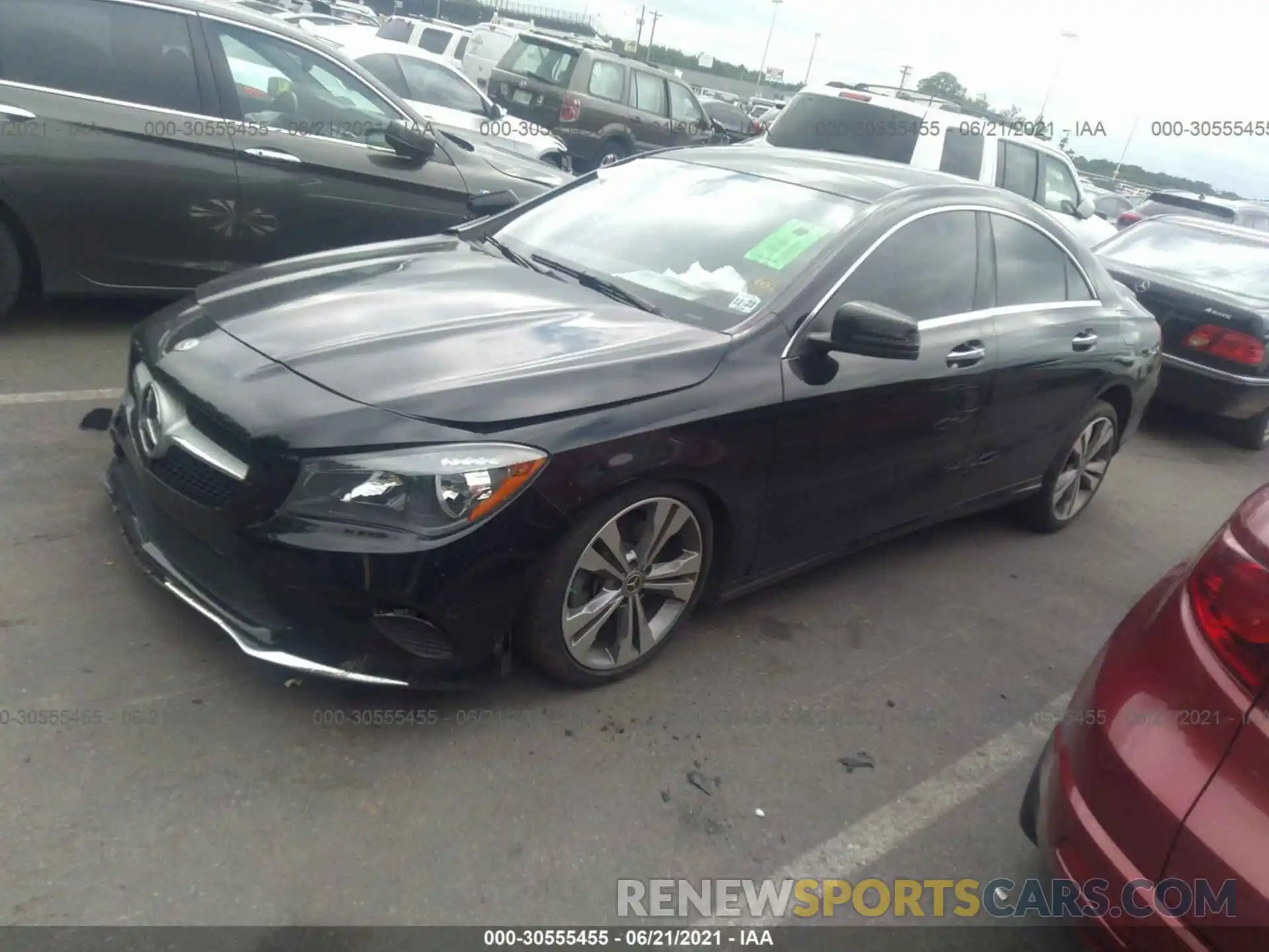 2 Photograph of a damaged car WDDSJ4GB0KN723993 MERCEDES-BENZ CLA 2019