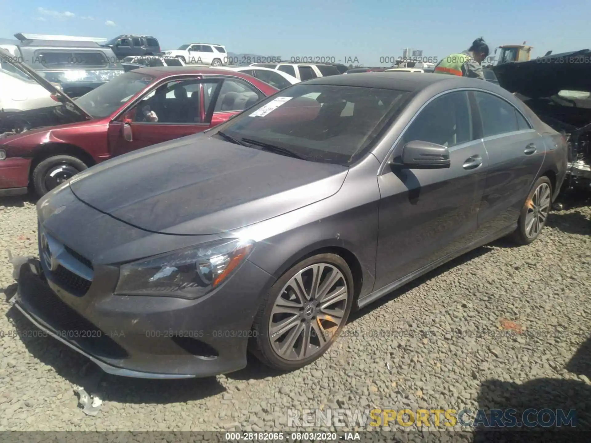 2 Photograph of a damaged car WDDSJ4GB0KN724979 MERCEDES-BENZ CLA 2019