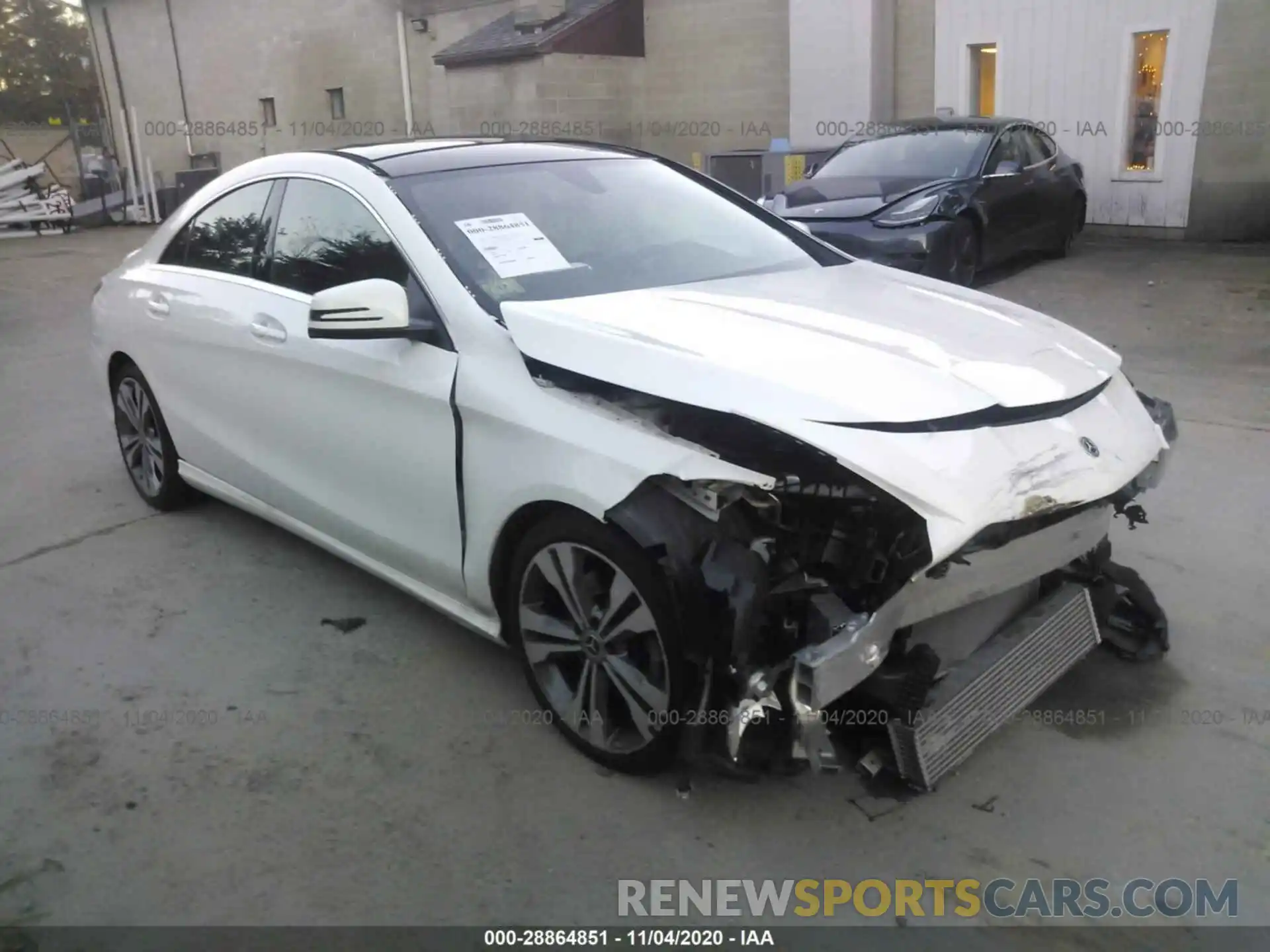 1 Photograph of a damaged car WDDSJ4GB0KN737005 MERCEDES-BENZ CLA 2019