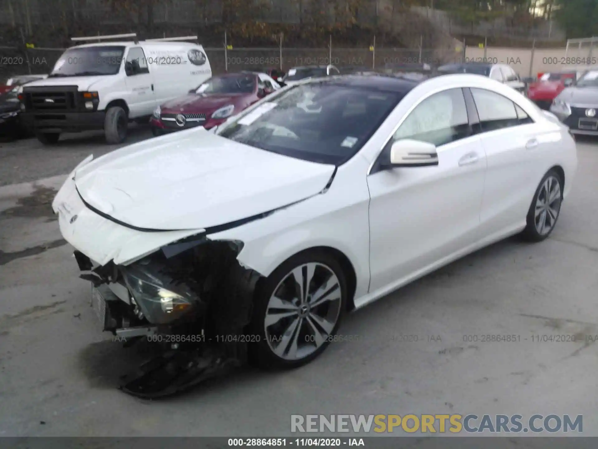 2 Photograph of a damaged car WDDSJ4GB0KN737005 MERCEDES-BENZ CLA 2019