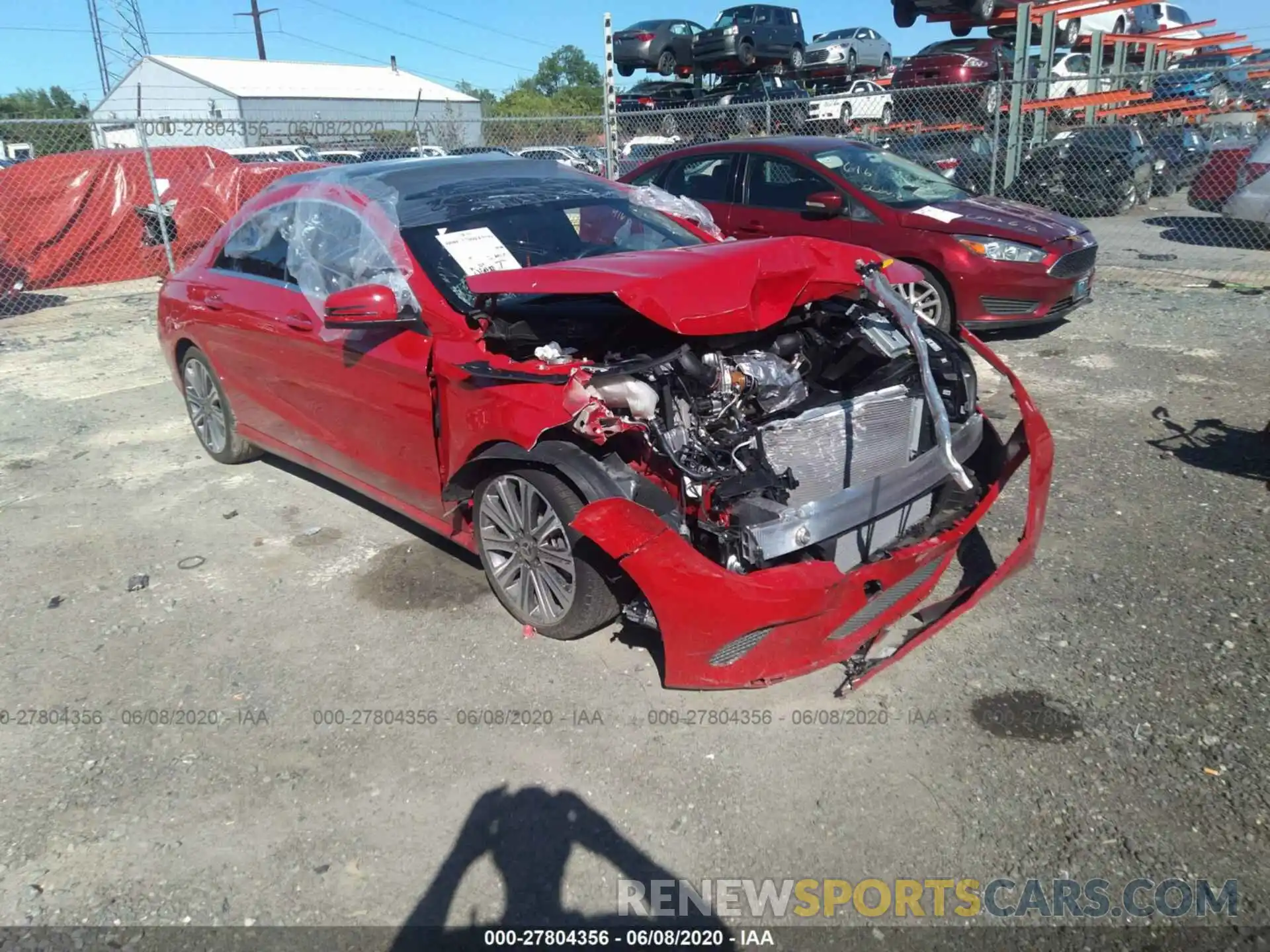 1 Photograph of a damaged car WDDSJ4GB0KN748277 MERCEDES-BENZ CLA 2019