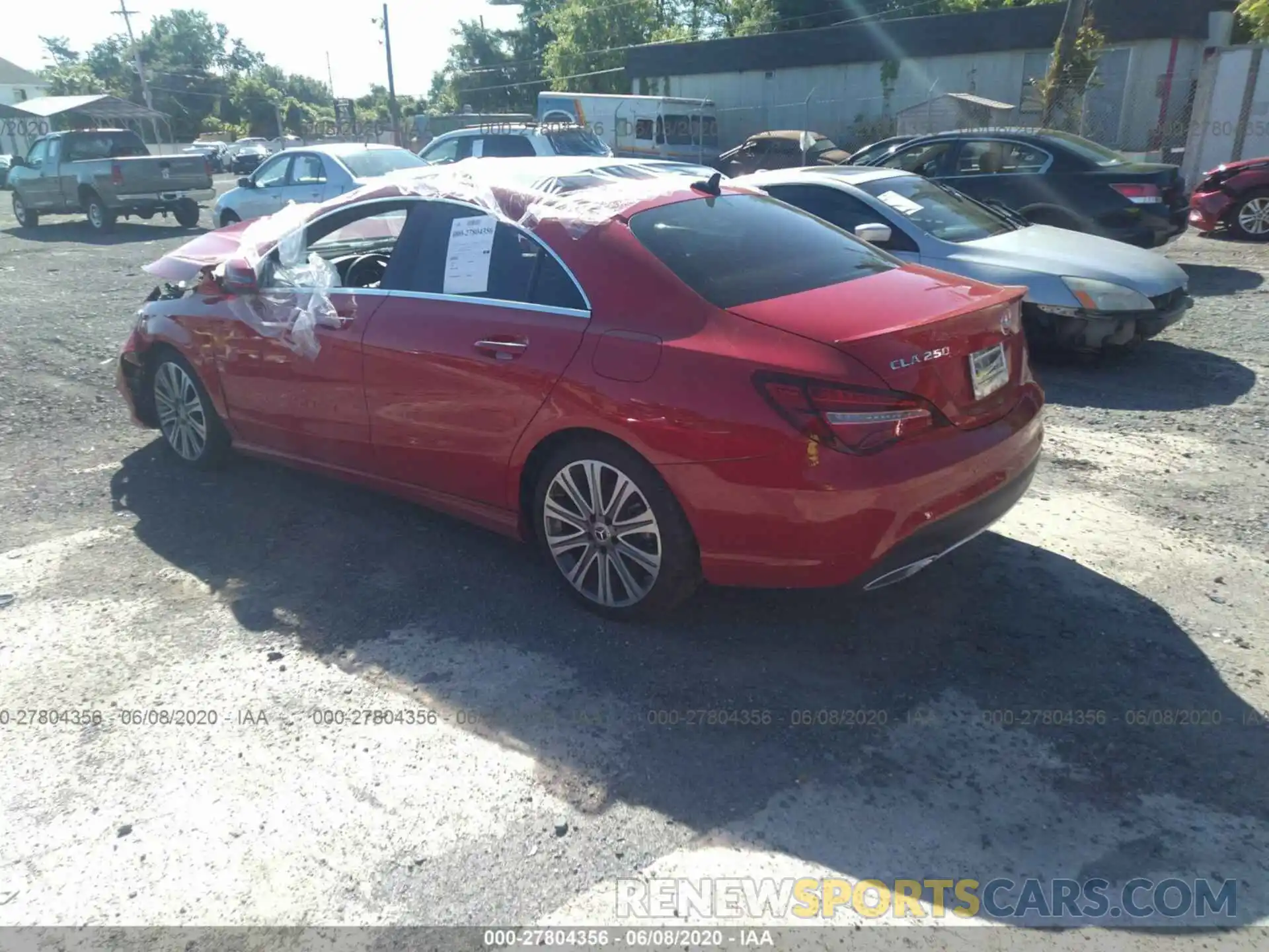 3 Photograph of a damaged car WDDSJ4GB0KN748277 MERCEDES-BENZ CLA 2019