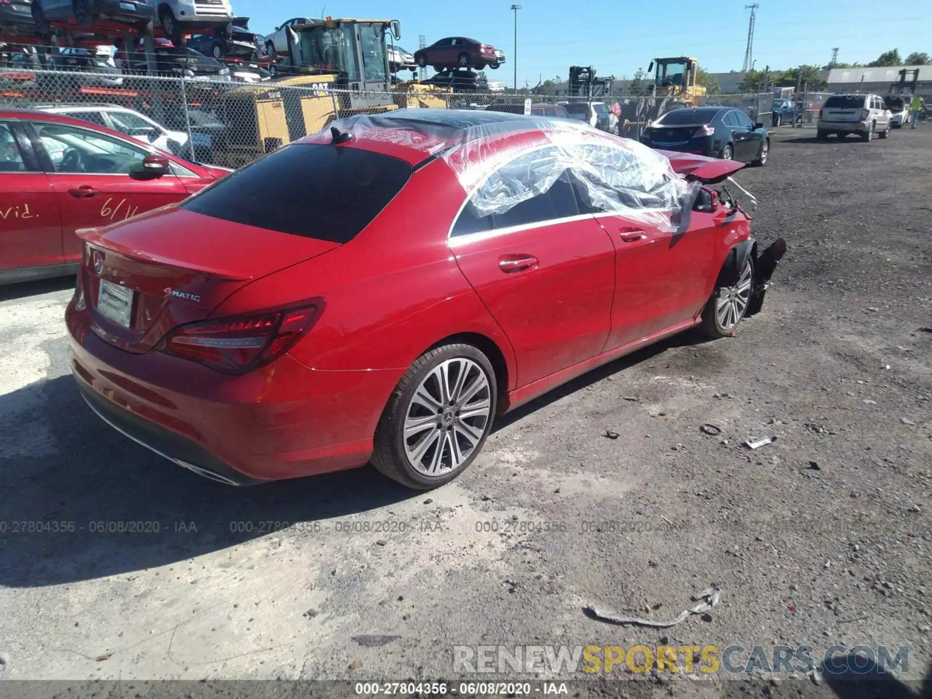 4 Photograph of a damaged car WDDSJ4GB0KN748277 MERCEDES-BENZ CLA 2019