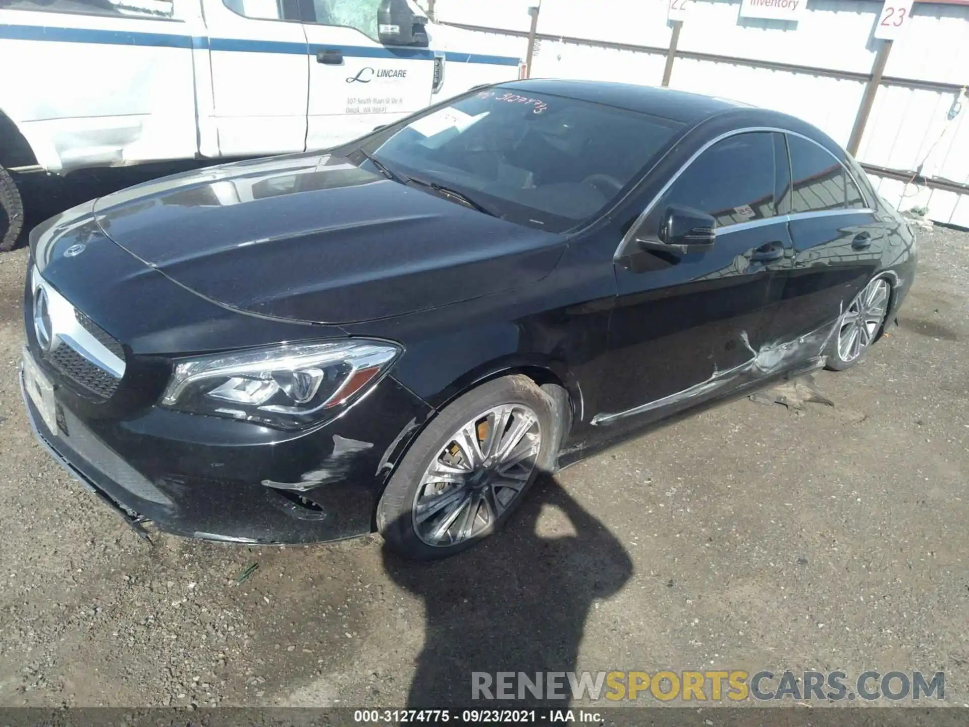 2 Фотография поврежденного автомобиля WDDSJ4GB0KN759053 MERCEDES-BENZ CLA 2019